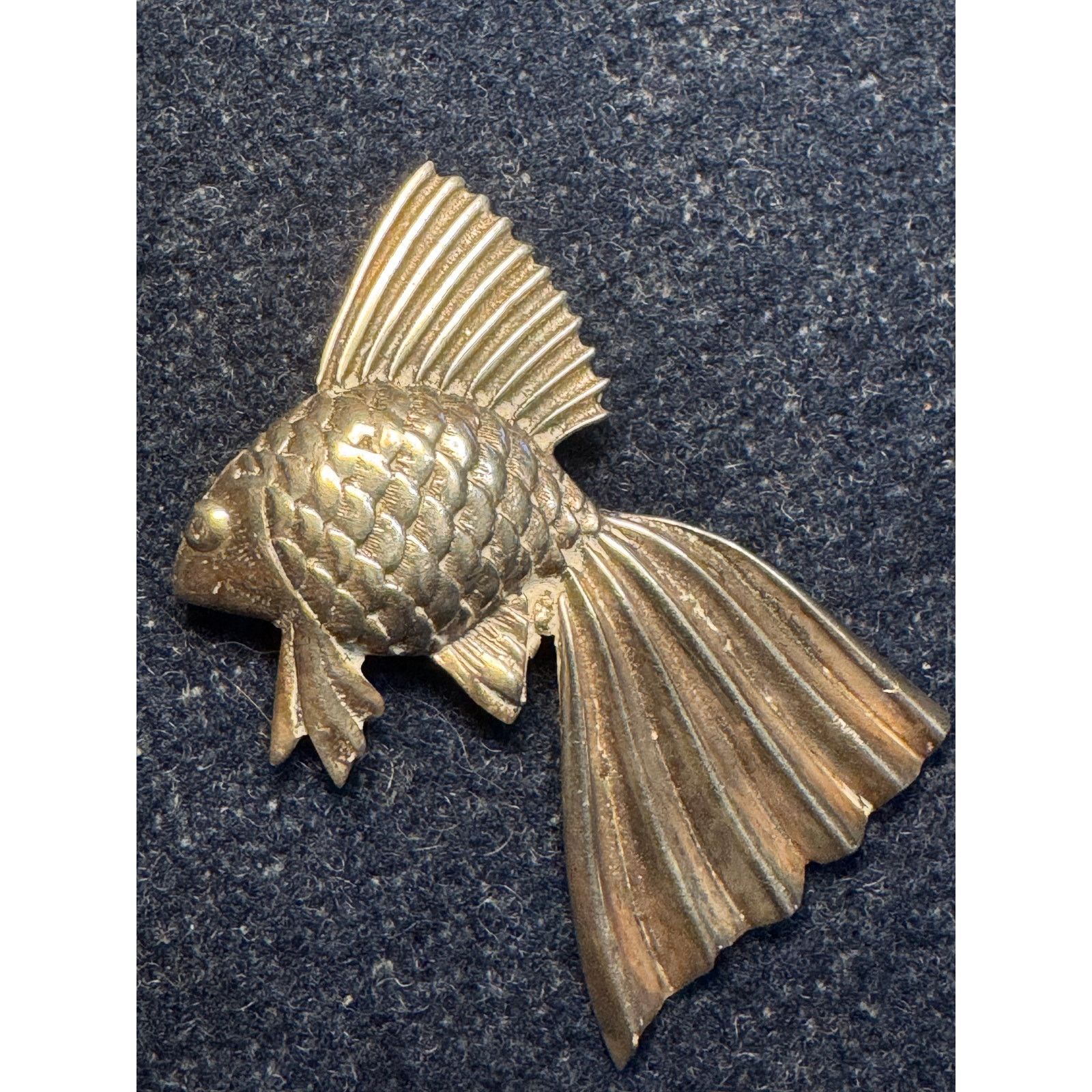 Other 925 Sterling Tested 17grams Koi Fish Brooch Size ONE SIZE - 2 Thumbnail