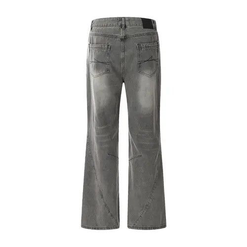 Japanese Brand × Jean American retro high street gradient washed straight jeans Size US 34 / EU 50 - 2 Thumbnail