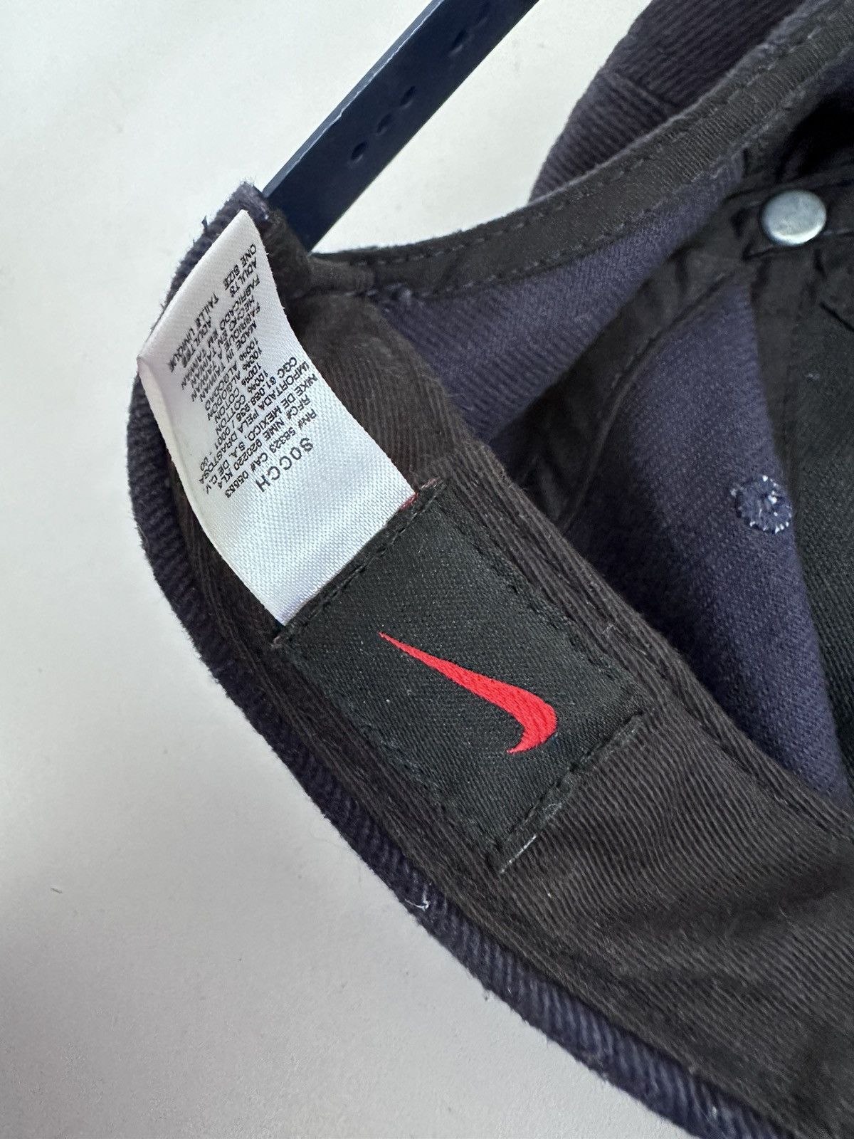 Nike Nike Vintage Cap Hat Swoosh Blue Size ONE SIZE - 6 Thumbnail