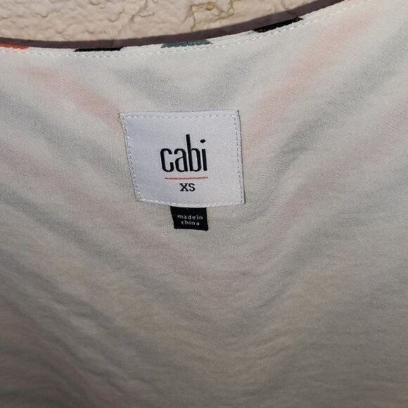 Designer CAbi Linea Cami Adjustable Spaghetti Straps Striped Dressy L Size XS / US 0-2 / IT 36-38 - 5 Thumbnail