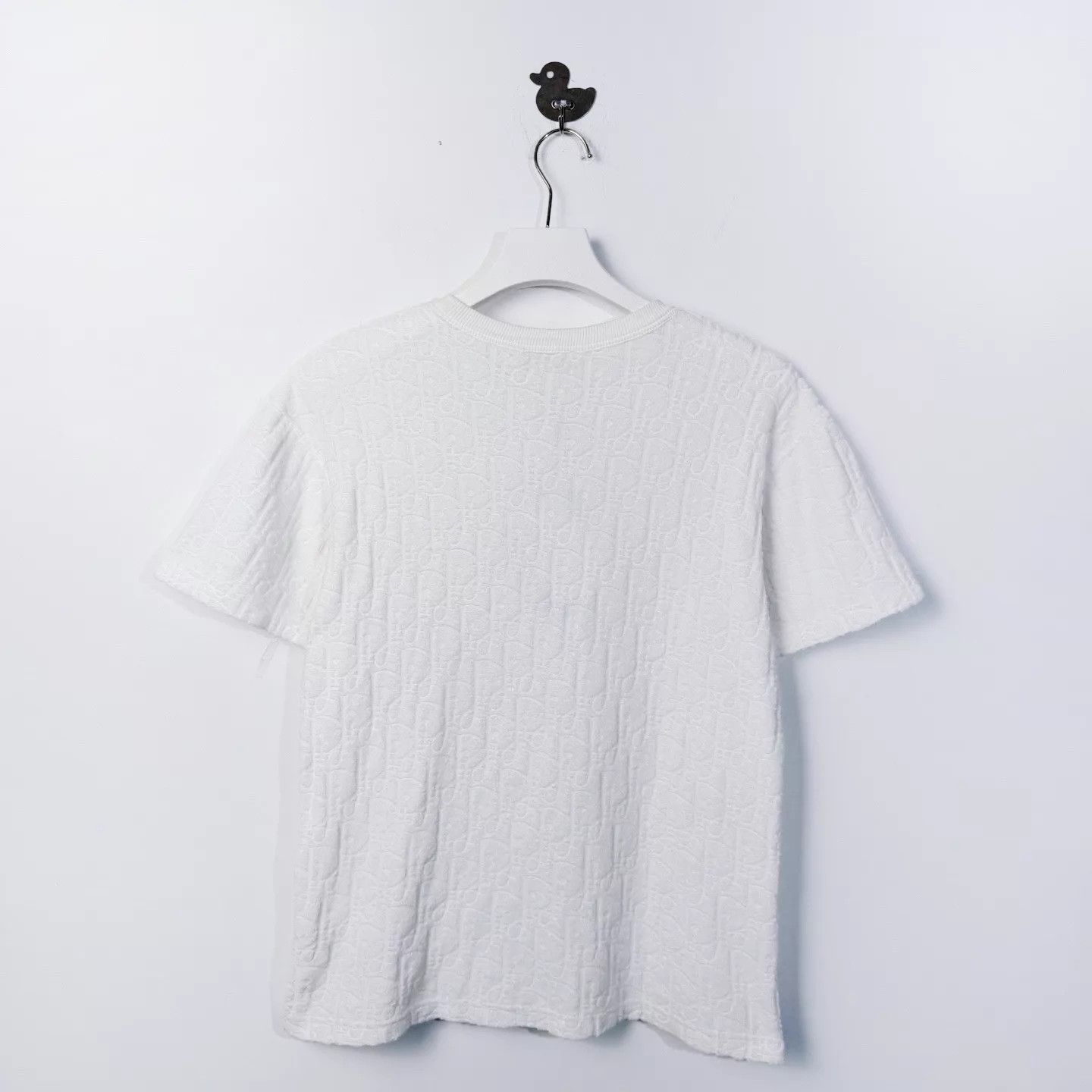 Dior Dior Oblique Logo Towel Short Sleeve Tee White XS Size US XS / EU 42 / 0 - 2 Thumbnail