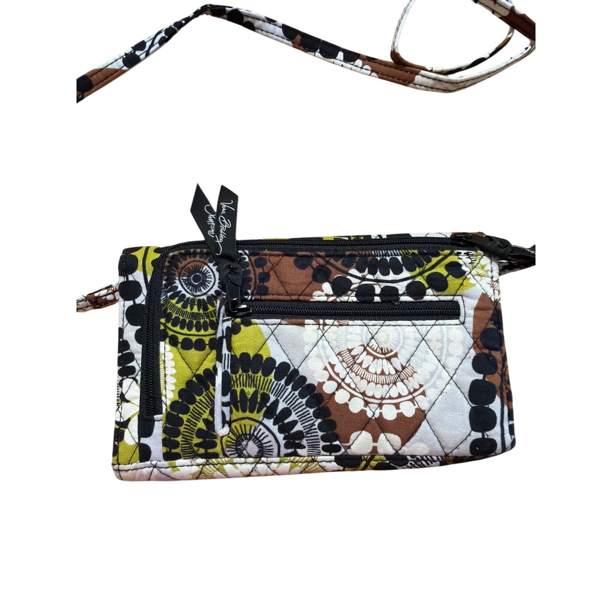 Vera Bradley Vera Bradley Cocoa Moss Trifold All in One Crossbody Bag Rem Size ONE SIZE - 3 Thumbnail