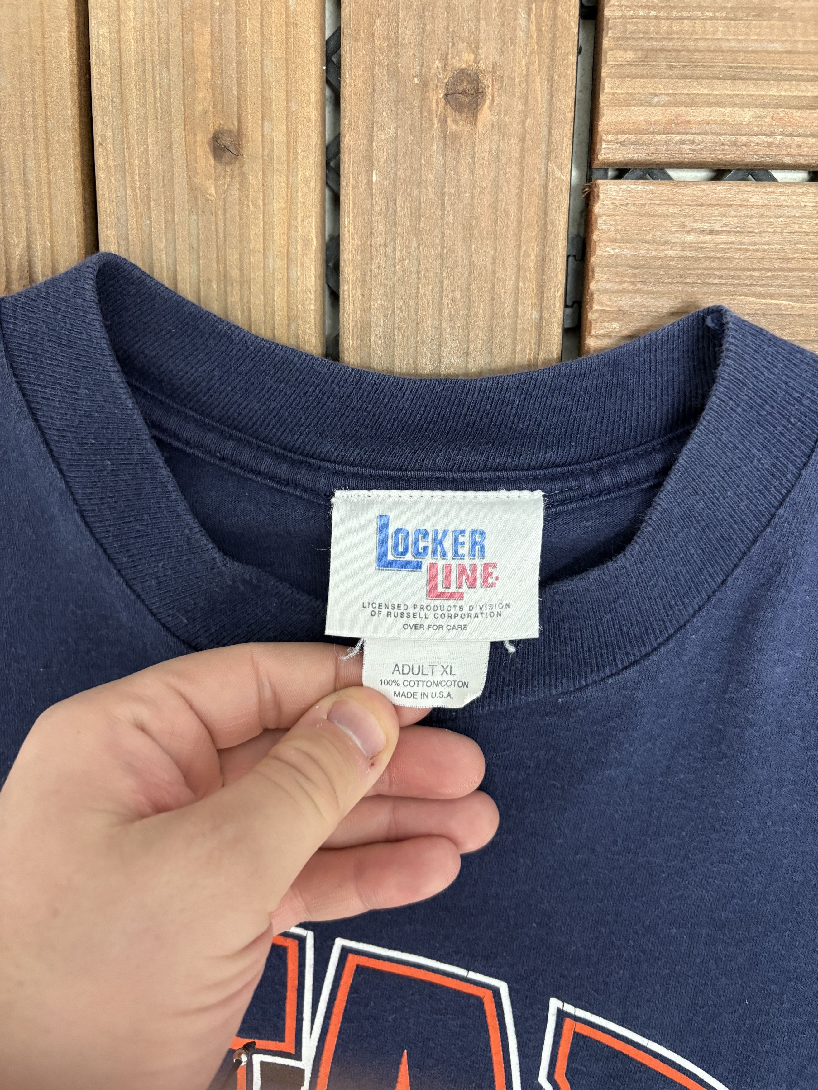 Vintage Chicago Bears Vintage Made in USA Blue T-Shirt Tee Size US XL / EU 56 / 4 - 6 Thumbnail