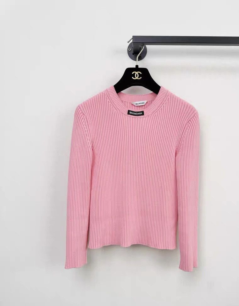 Balenciaga Balenciaga fitted sweater Size S / US 4 / IT 40 - 1 Thumbnail