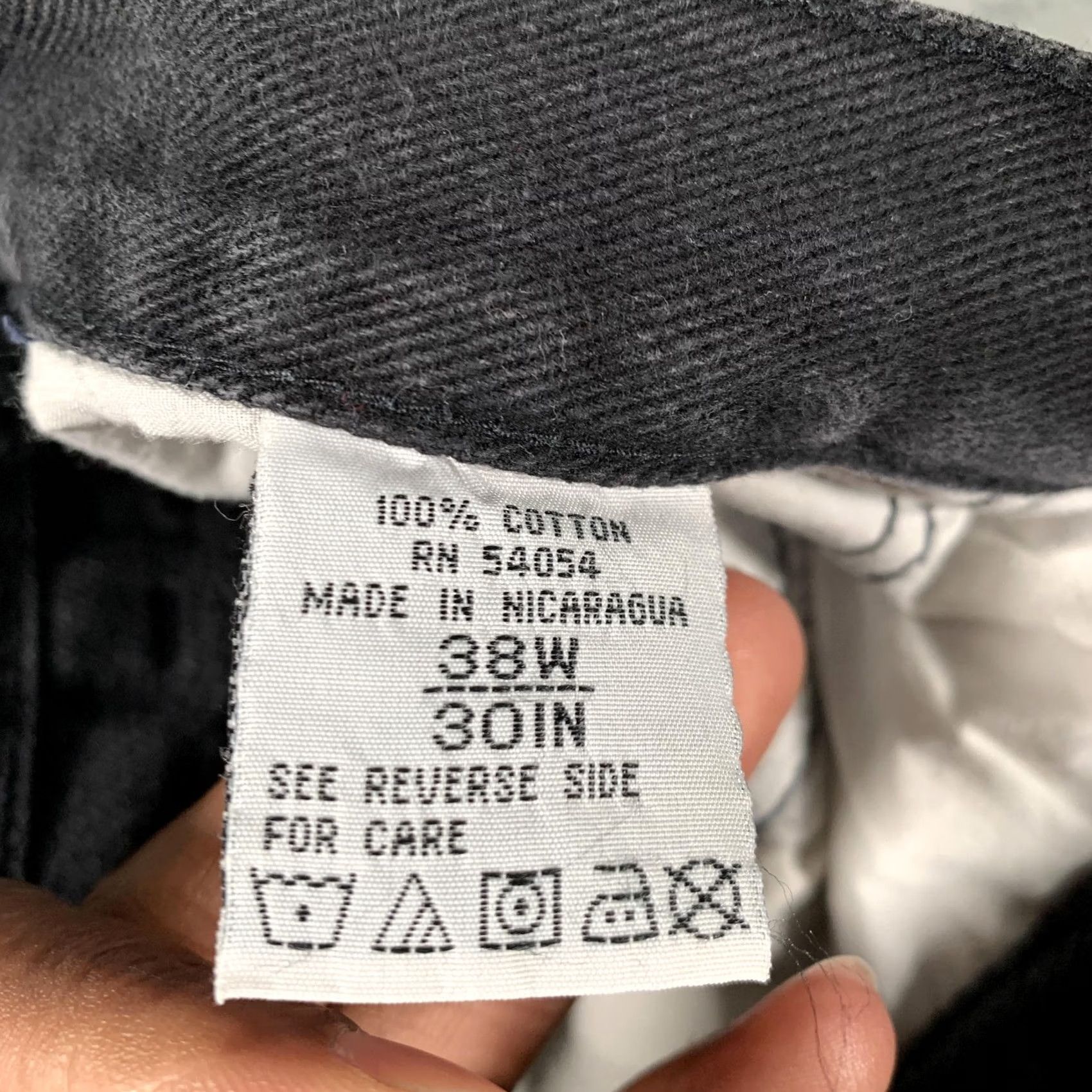 Denime VINTAGE Bugle Boy Jeans Mens 38x30 Gray 740 Relaxed Straight Denim 90s Size US 38 / EU 54 - 5 Thumbnail