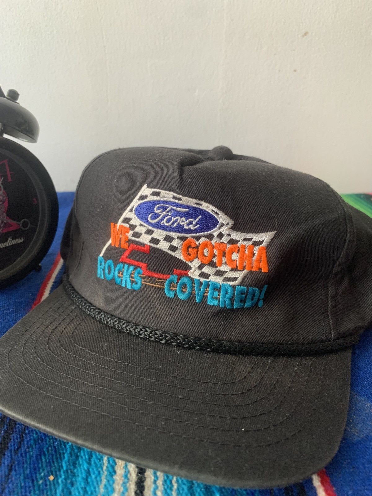 Japanese Brand Vintage 90s Ford Racing NASCAR Embroidered Hat Size ONE SIZE - 2 Thumbnail