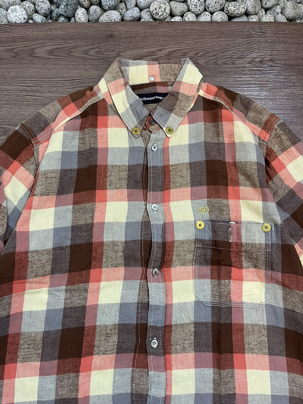 mercibeaucoup Issey Miyake by Mercibeaucoup Double Sleeve Flannel Shirt Size US L / EU 52-54 / 3 - 3 Thumbnail