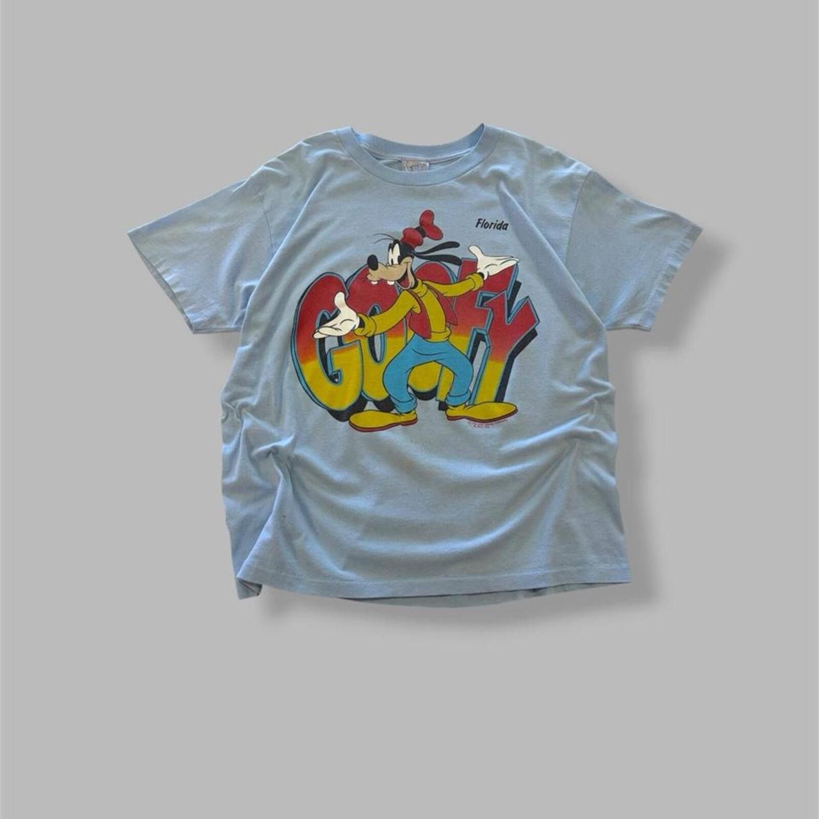 Disney Vintage Blue Goofy Tee Size US L / EU 52-54 / 3 - 1 Thumbnail