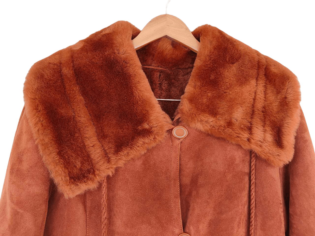 Vintage G&G Italia Sherling Coat Size M / US 6-8 / IT 42-44 - 9 Thumbnail