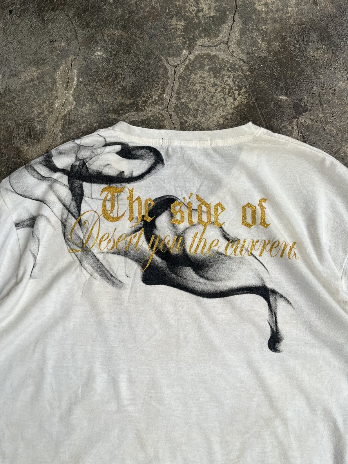 14th Addiction × KMRii × Yasuyuki Ishii 2000s JAPANESE CLASH AHEAD POEM SMOKE GOTHIC PUNK STYLE Size US L / EU 52-54 / 3 - 10 Thumbnail