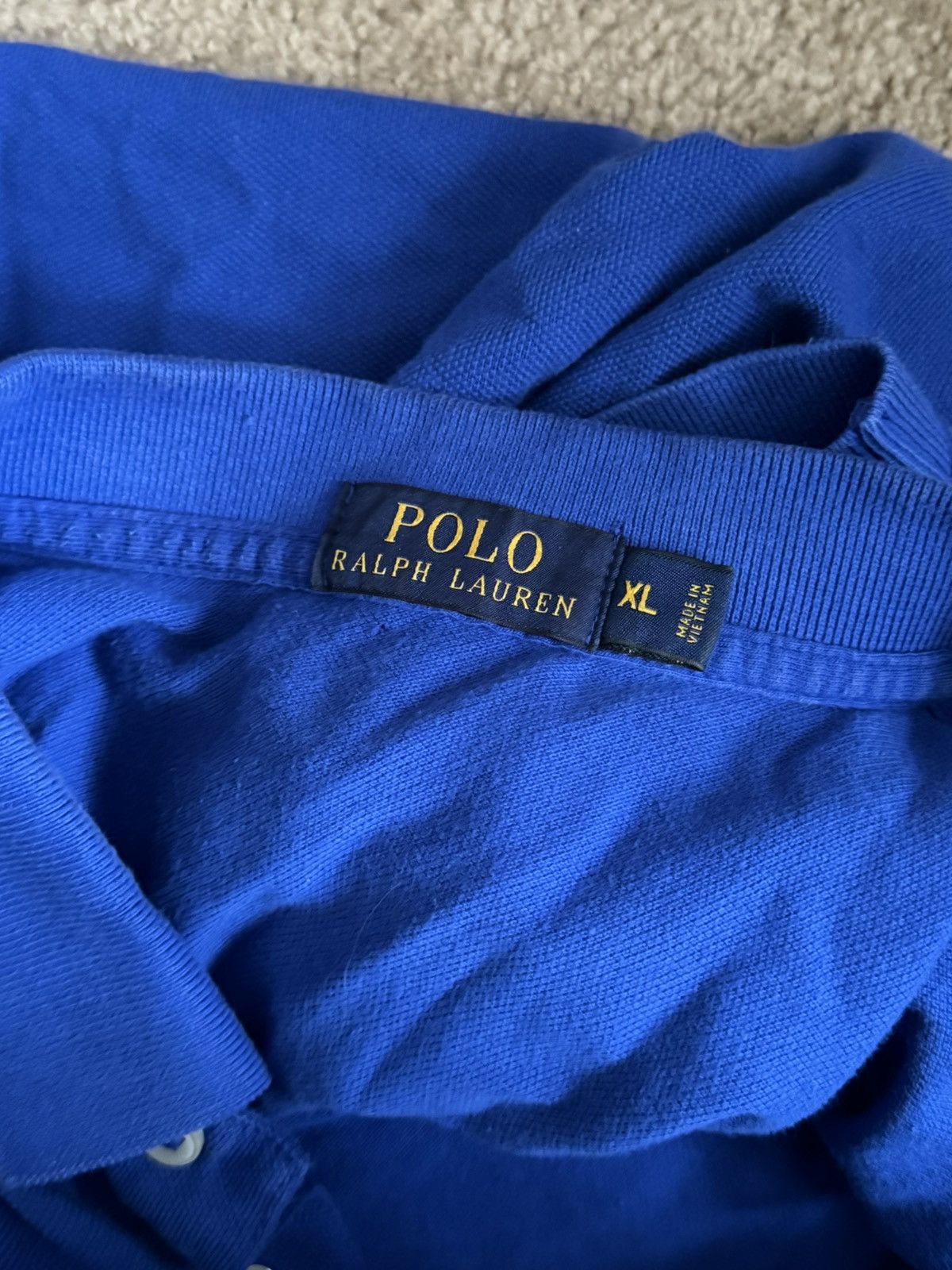 Polo Ralph Lauren × Vintage POLO RALPH LAUREN POLO SHIRT BLUE SIZE XL Size US XL / EU 56 / 4 - 2 Thumbnail