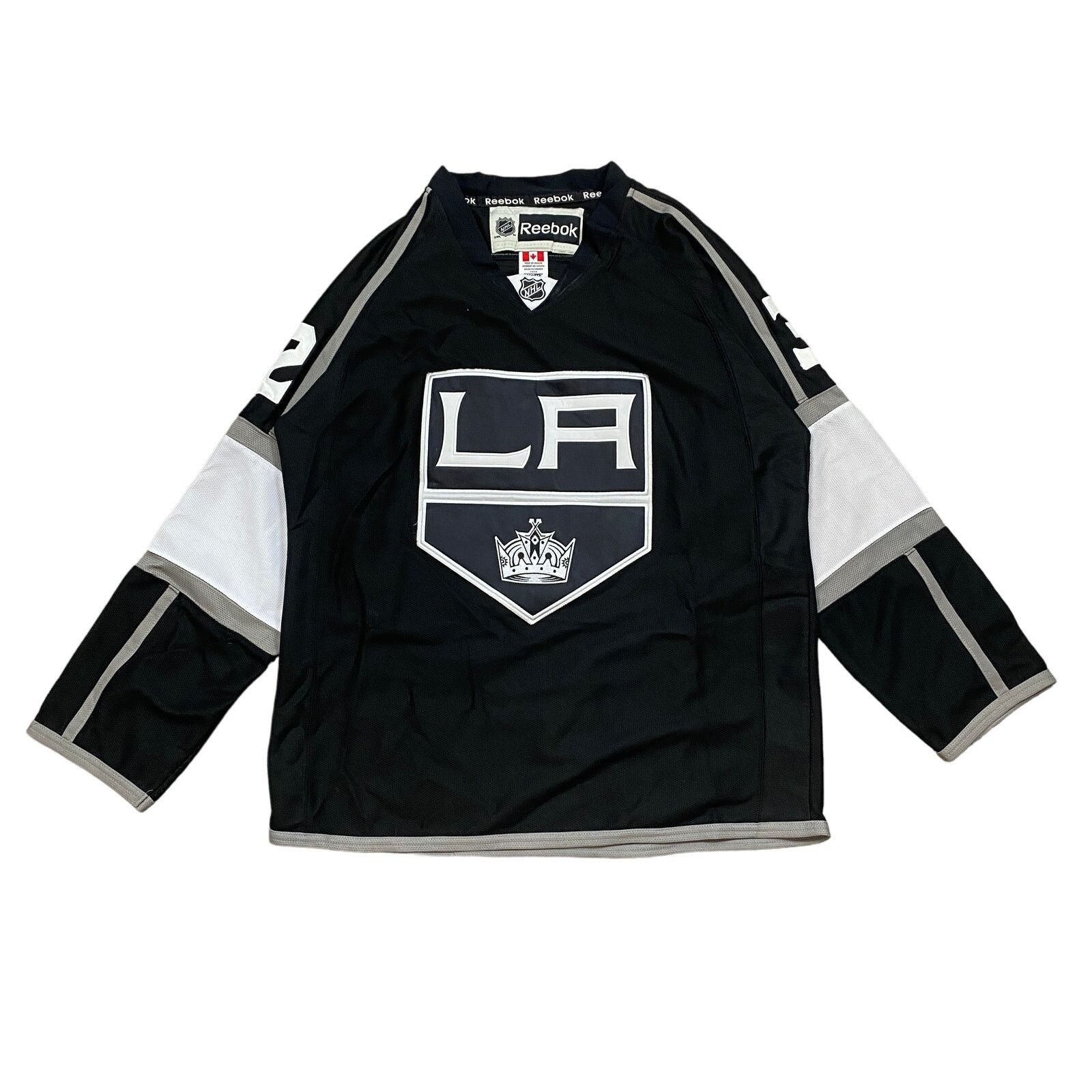 NHL Reebok Premier Jonathan Quick LA Kings Jersey Stitched - Size popular Large