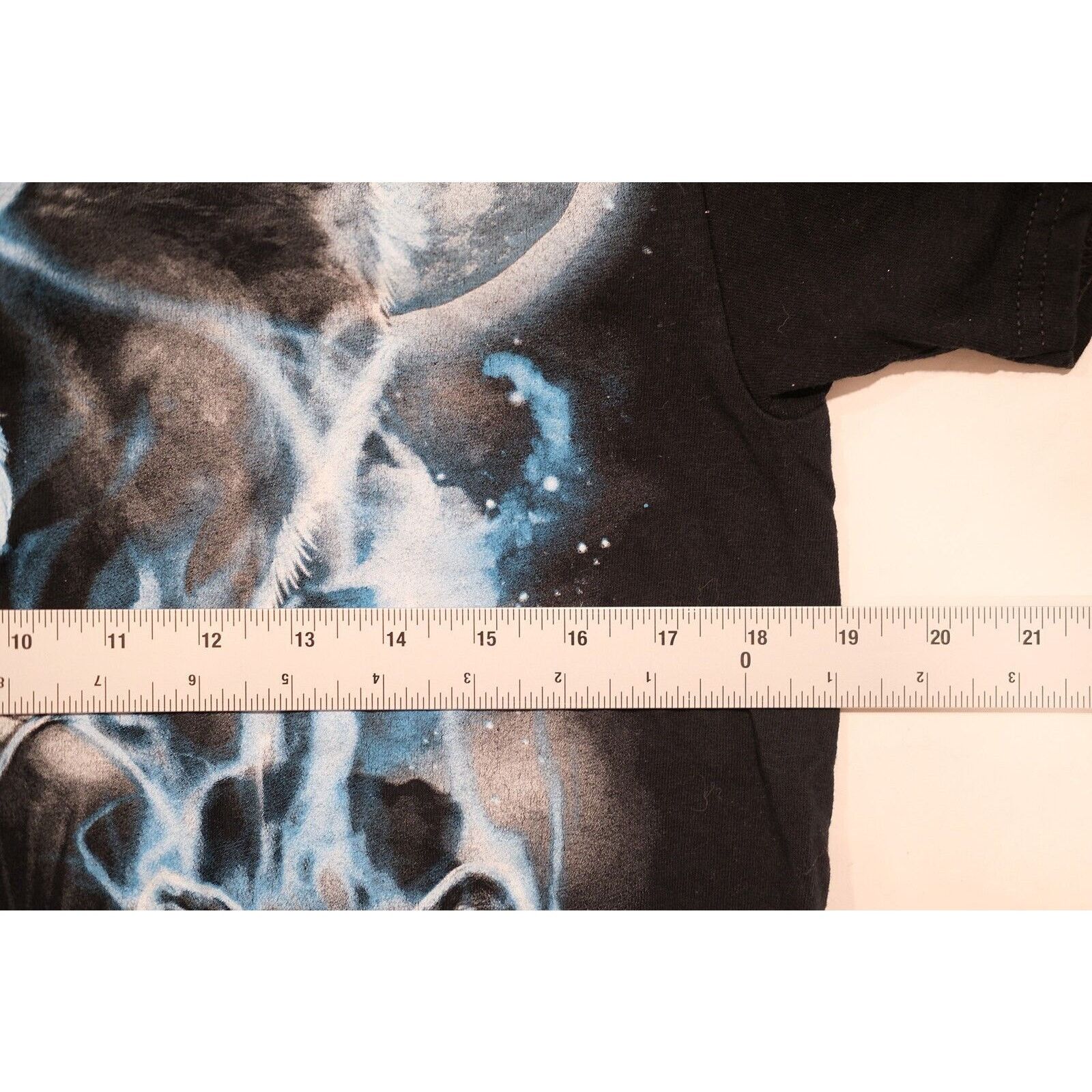 Other Vintage 90s Skull Wolf Nature Moon Shirt Mens Large Graphic Size US L / EU 52-54 / 3 - 6 Thumbnail