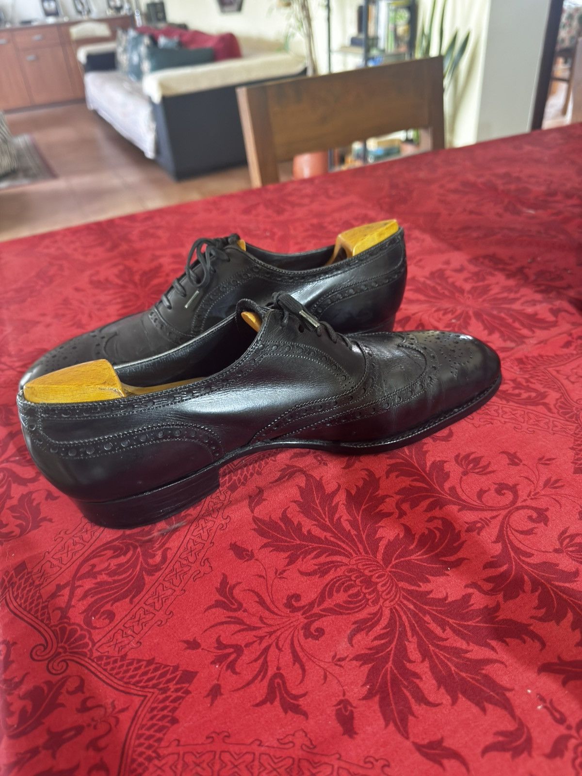 John Lobb John Lobb Leather Full Oxford Brogue Size US 9.5 / EU 42-43 - 4 Thumbnail