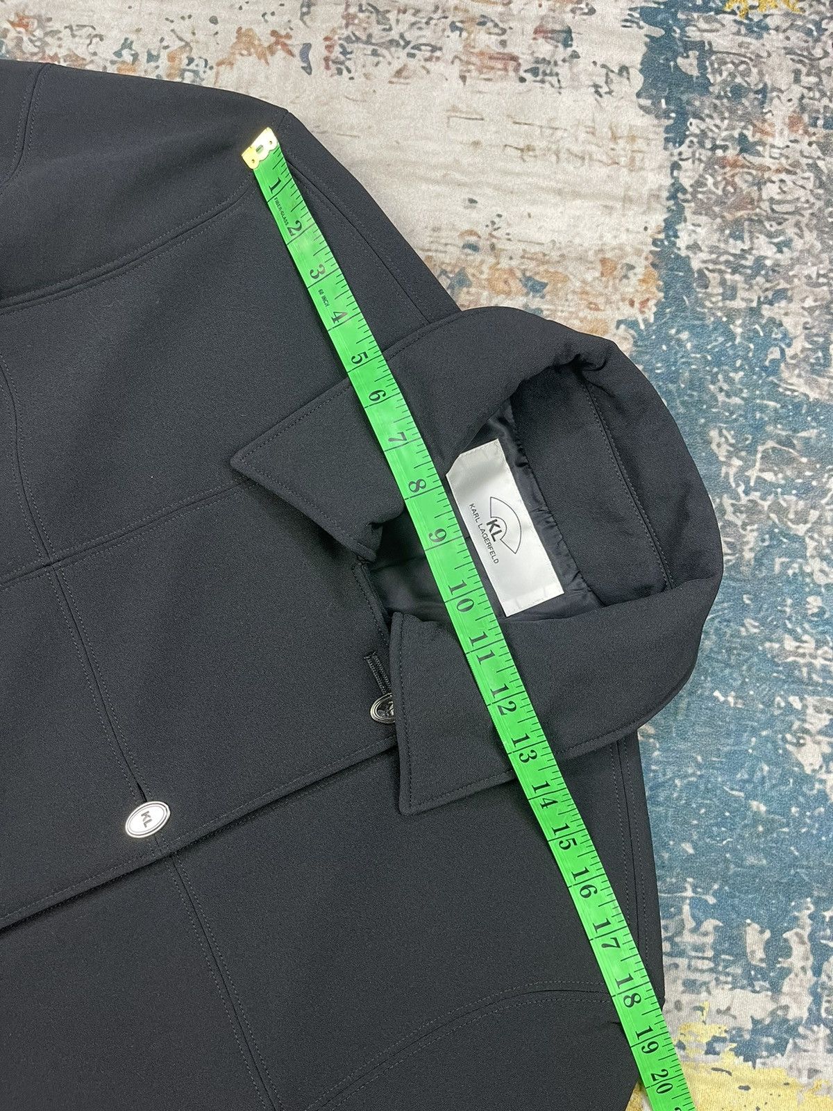 Karl Lagerfeld Karl Lagerfield Assymetrical Breast Bonded Long Coats Size S / US 4 / IT 40 - 13 Thumbnail