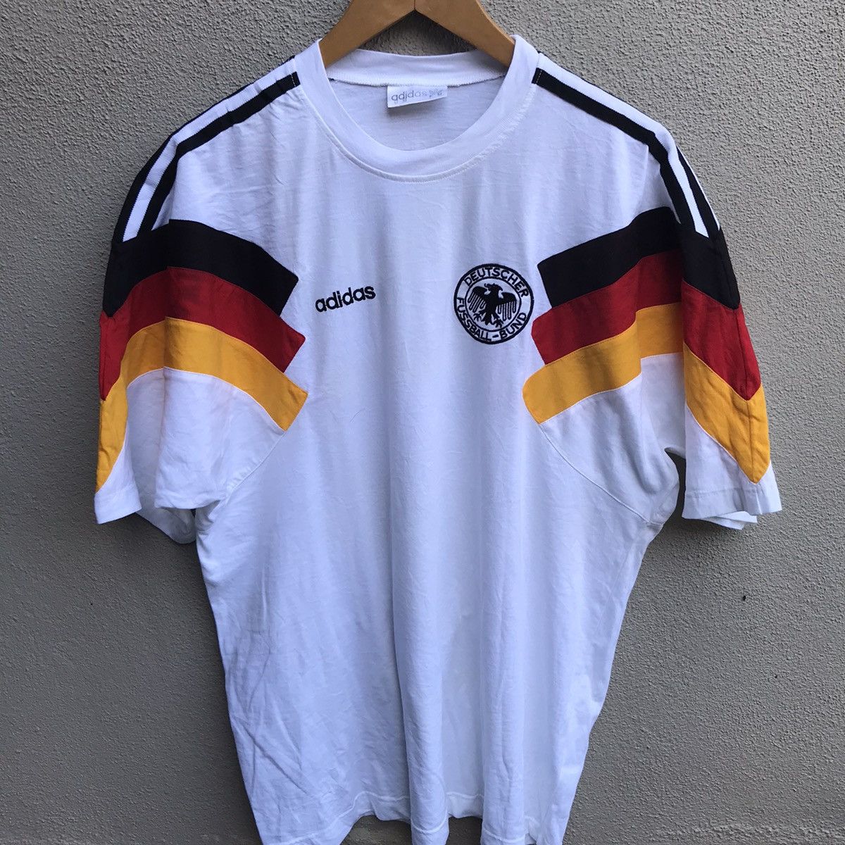 Adidas Vintage ADIDAS Germany jersey tee Size US L / EU 52-54 / 3 - 2 Thumbnail