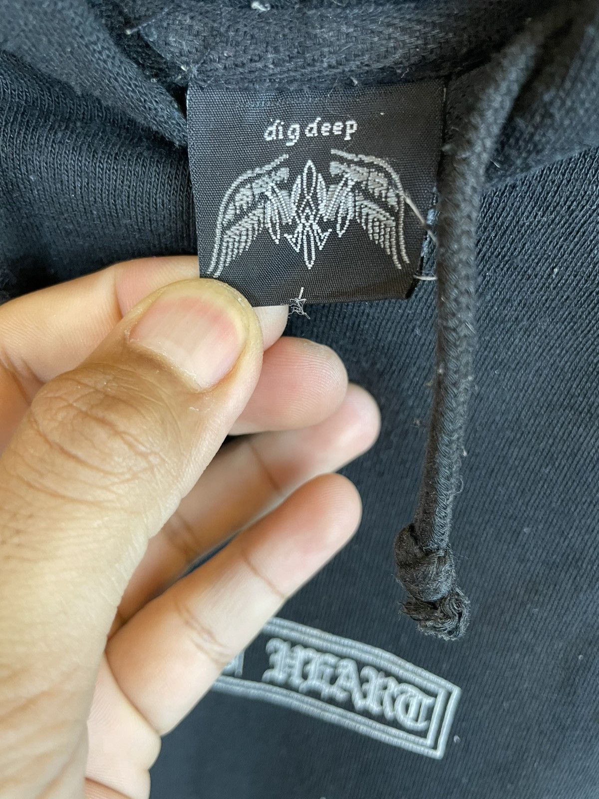 Dragonfly × Japanese Brand × Vintage VINTAGE DIG DEEP RELIGION DRAGON BIG LOGO HOODIE Size US L / EU 52-54 / 3 - 2 Thumbnail