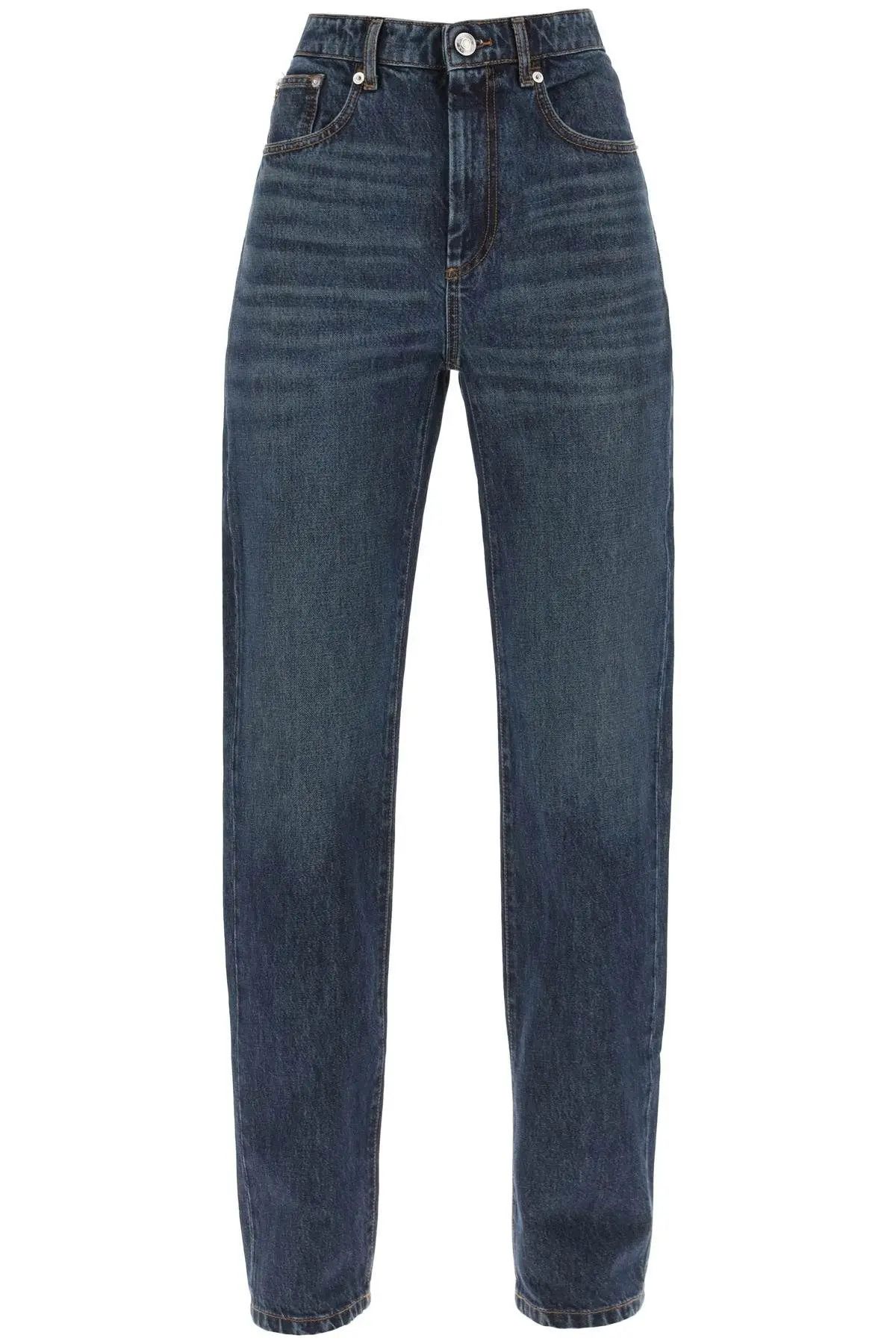 image of Sportmax O1S22I1N1223 Tasso Straight Cut Jeans In Blue, Women's (Size 26)