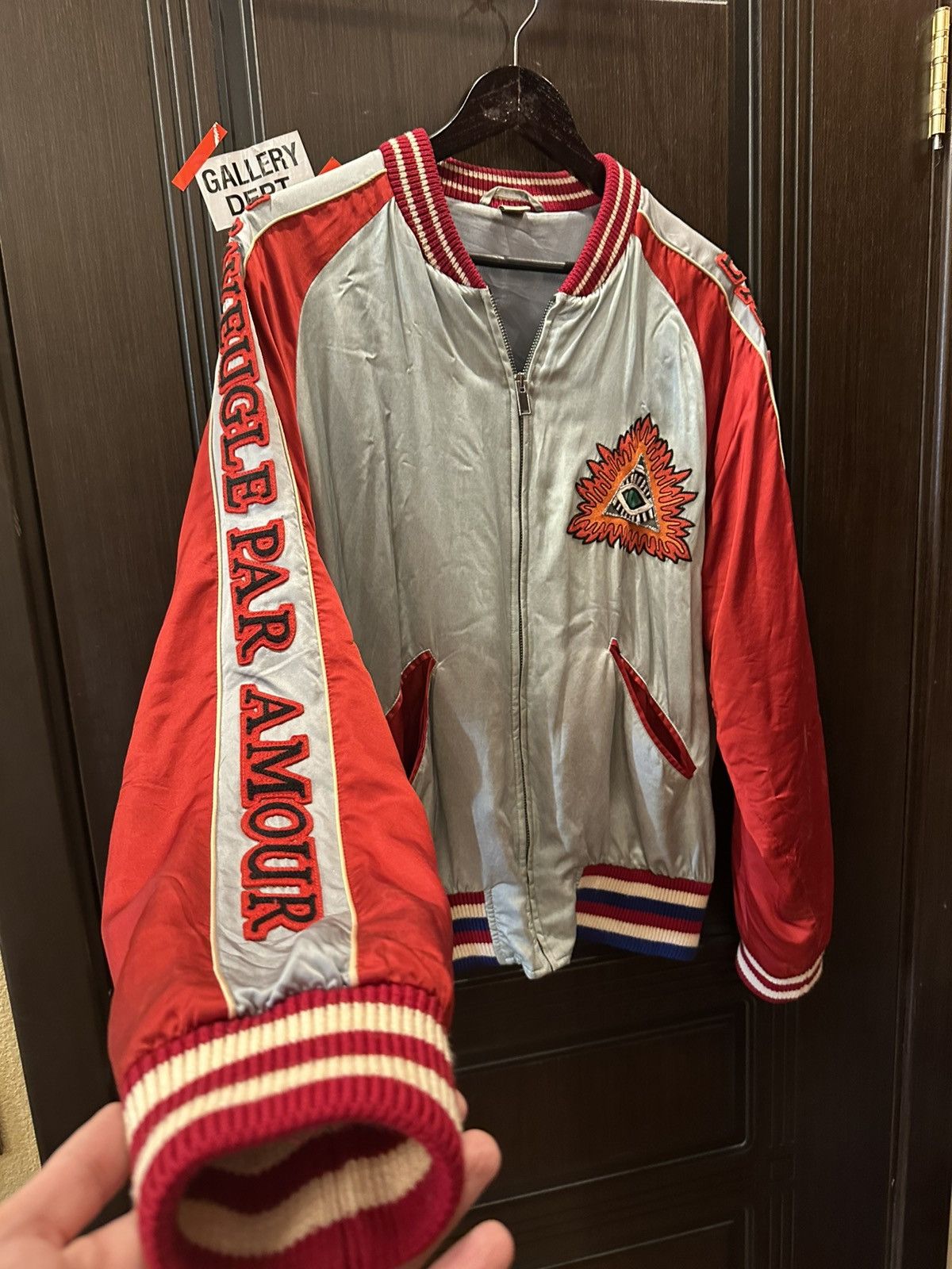 Gucci Gucci illuminati Silk/Viscose Bomber Size US M / EU 48-50 / 2 - 4 Thumbnail