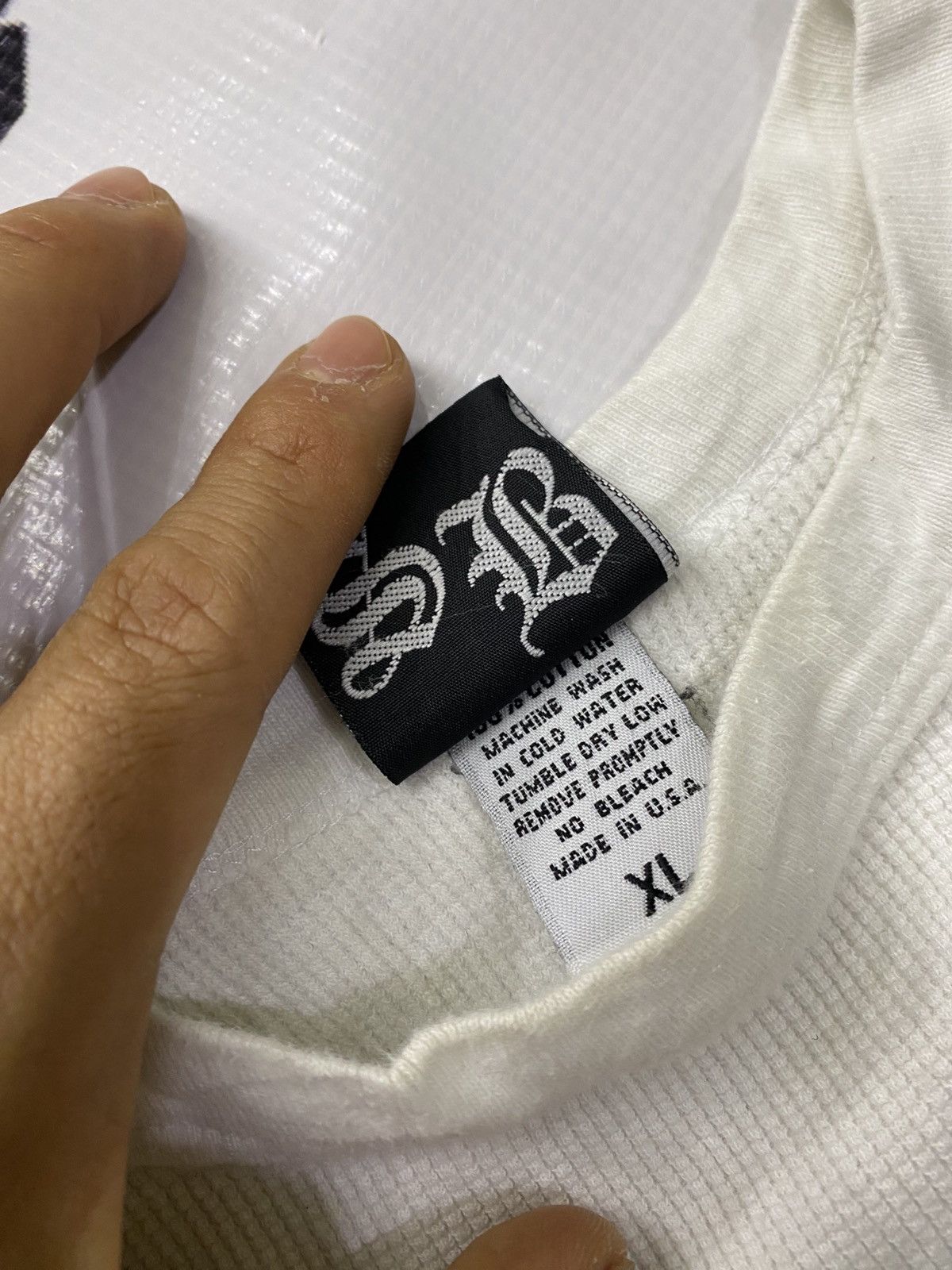 Vintage SICKBOY MOTORCYCLES VINTAGE THERMAL TEE. Size US L / EU 52-54 / 3 - 12 Thumbnail