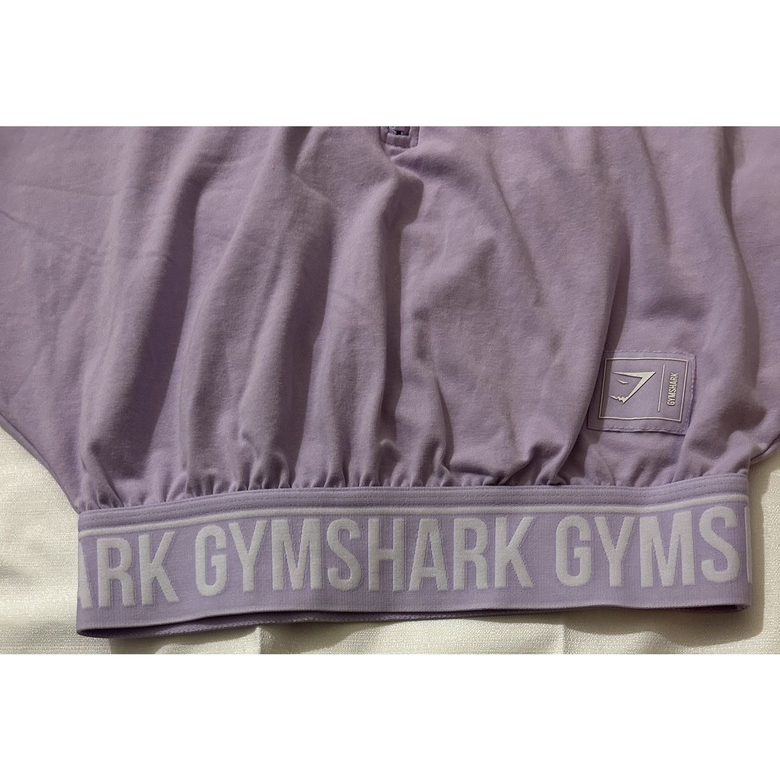 Gymshark Women's AW Gymshark Recess Crop Zip Size Small-Lilac Purple Size 27" / US 4 / IT 40 - 8 Thumbnail