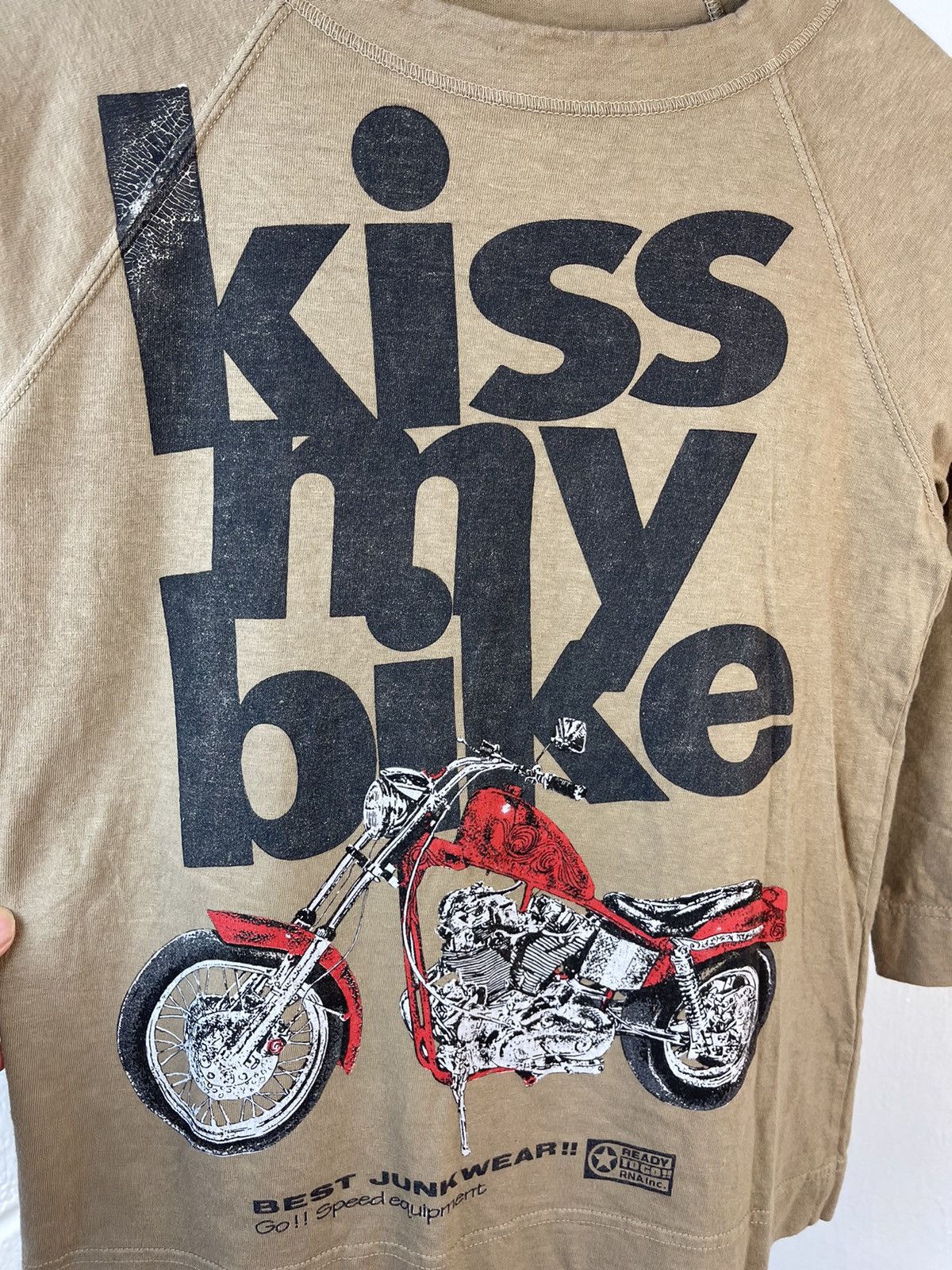 Hysteric Glamour × KMRii × Le Grande Bleu (L.G.B.) Rna inc Kiss My Bike Raglan Tee Size XS / US 0-2 / IT 36-38 - 6 Thumbnail