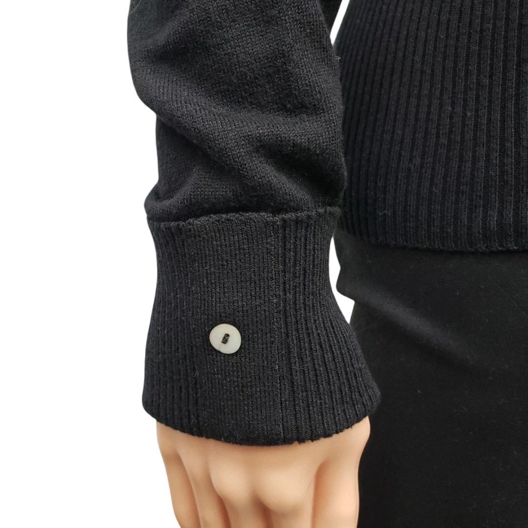 Mango Mango MNG Basics Cardigan Sweater Long Sleeve Button V-Neck Size XS / US 0-2 / IT 36-38 - 7 Thumbnail