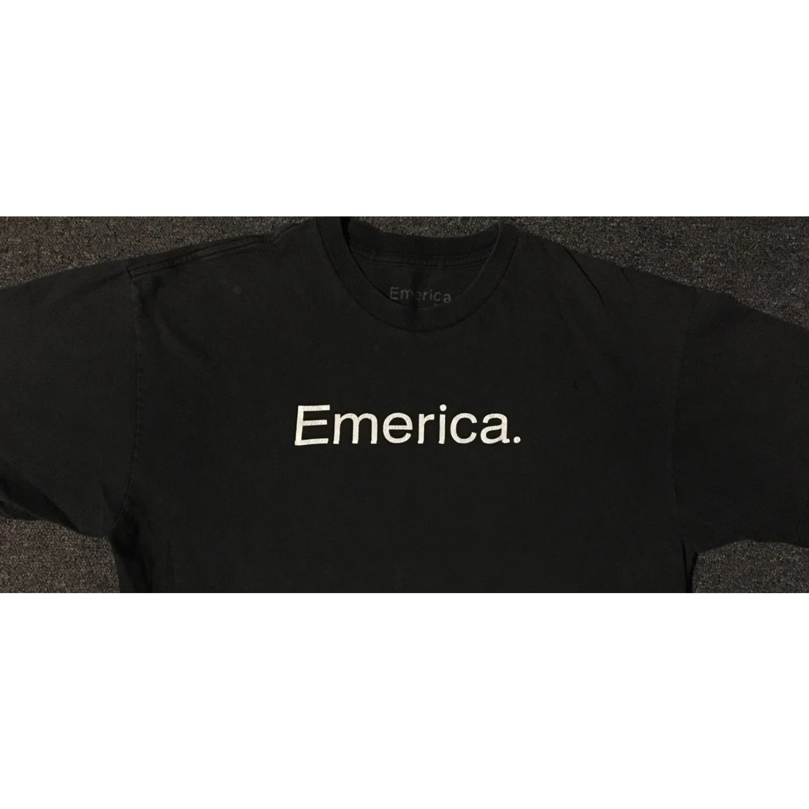 Thrasher VINTAGE Emerica Faded Distress Shirt M Baker Skateboards Es Spitfire Skate Grunge Vtg Shirt Mens M Black Thrasher Skater Skateboarding Grunge USA 90s Size US M / EU 48-50 / 2 - 4 Thumbnail