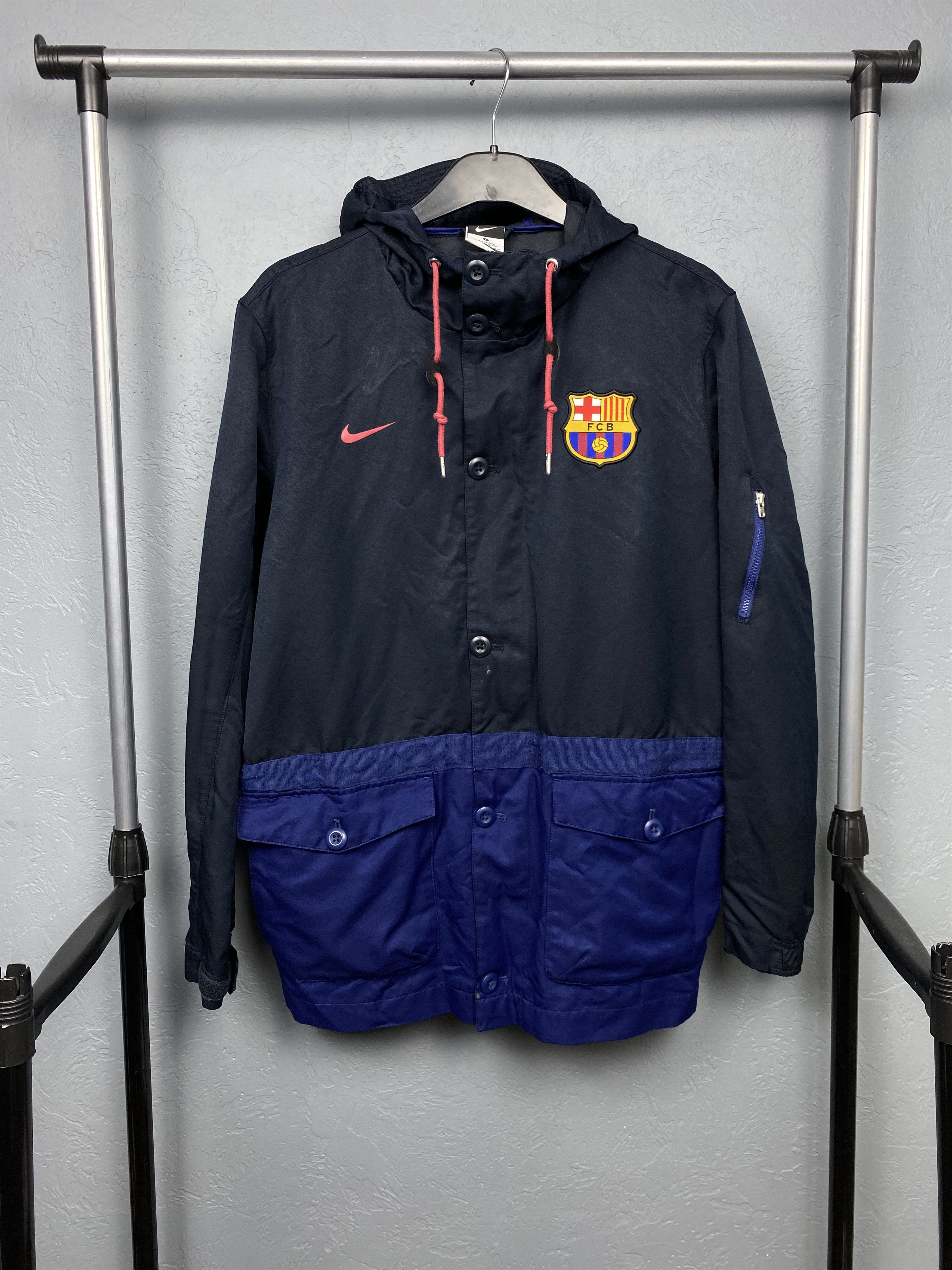 Nike Barcelona Vintage Mens Football Jacket