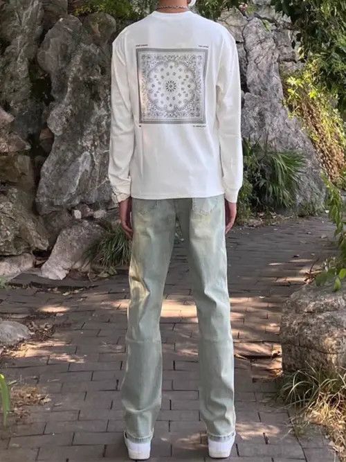 Japanese Brand Tomoko x Arisa Light Blue High Street Vintage Loose Jeans Size US 29 - 8 Thumbnail