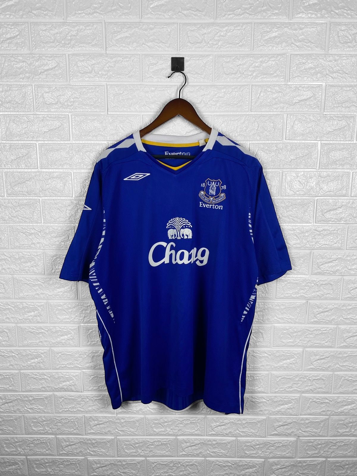 Pre-owned Jersey X Soccer Jersey Everton 2007 2008 Football Soccer Jersey In Blue