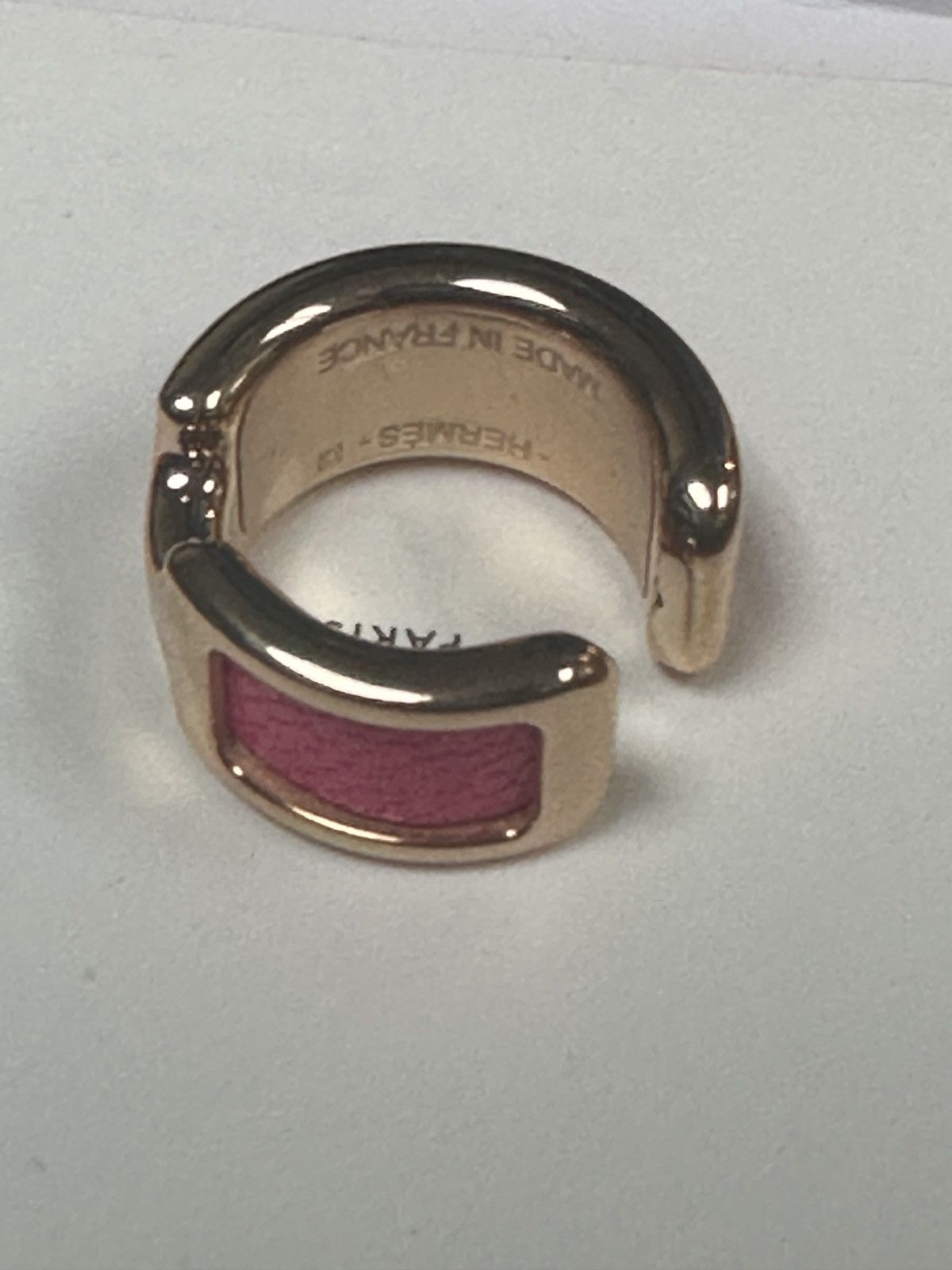 Hermes Hermes Ear cuff pink rose gold Size ONE SIZE - 4 Thumbnail
