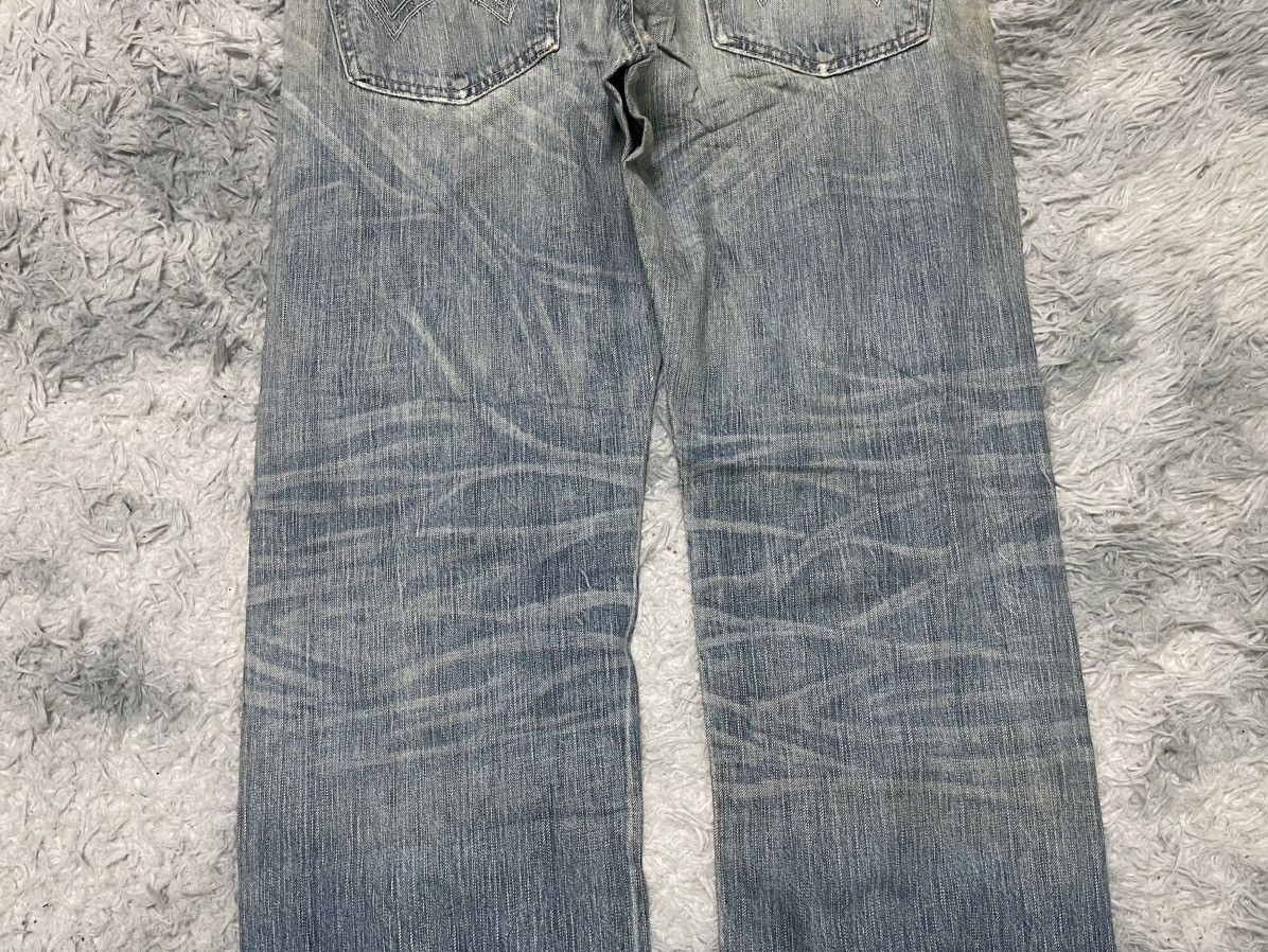 Edwin 2000s EDWIN 503 JEANS RARE DESIGN DISTRESSED Size US 36 / EU 52 - 13 Thumbnail