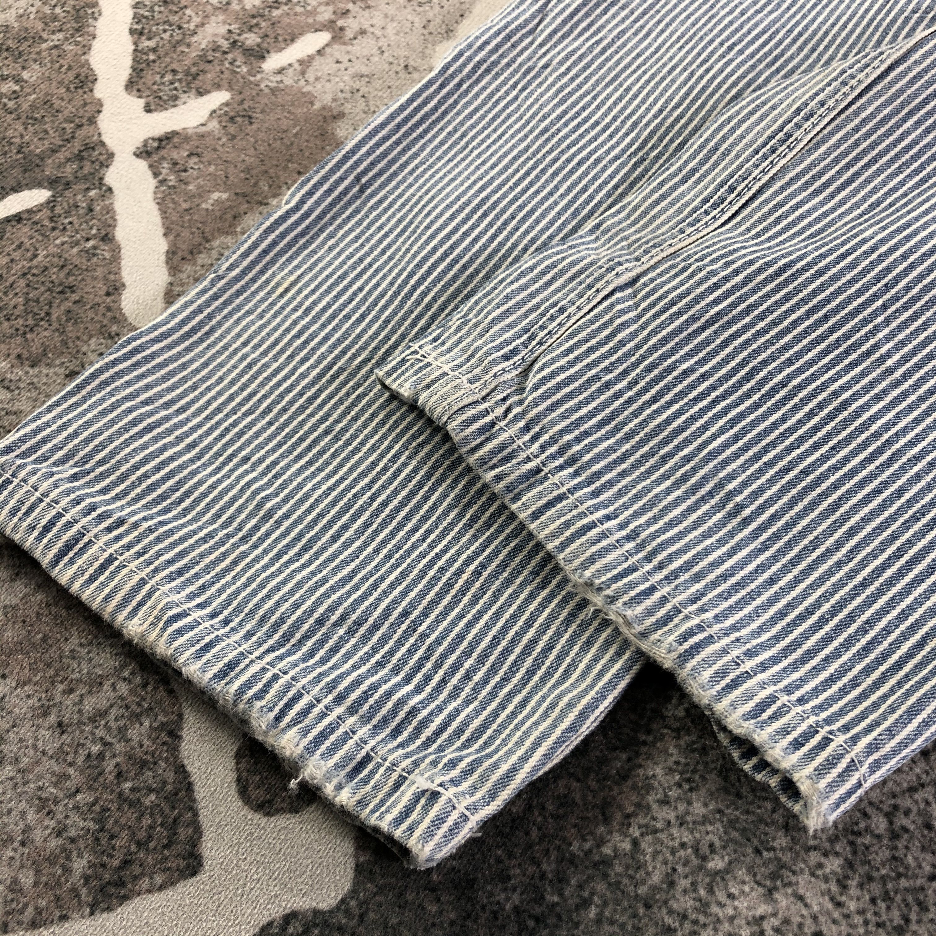 Japanese Brand Japanese Colza Hikory Jeans Double Waist Denim KJ3025 Size US 29 - 5 Thumbnail