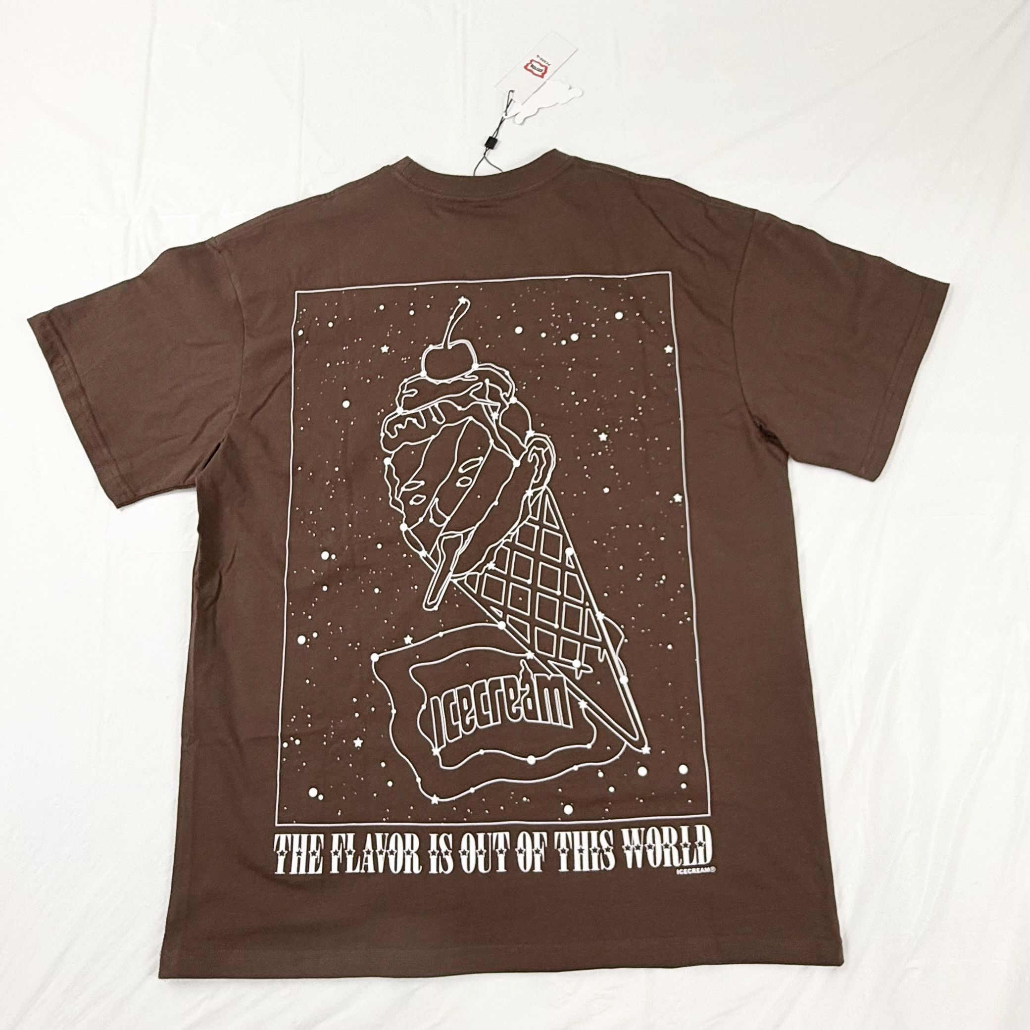 Icecream Icecream Mens Brown Out Of This World Space Graphic T-Shirt Size US M / EU 48-50 / 2 - 1 Thumbnail