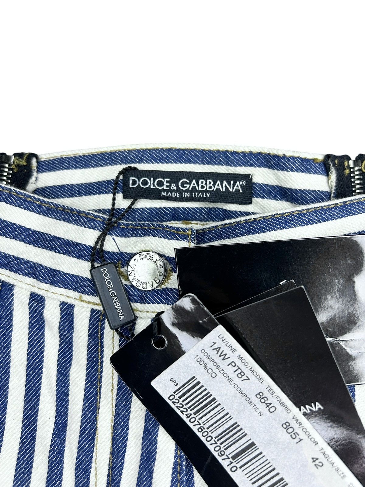 Dolce & Gabbana S/S 03 SEX Deadstock Zipper Trousers Size 28" / US 6 / IT 42 - 6 Thumbnail