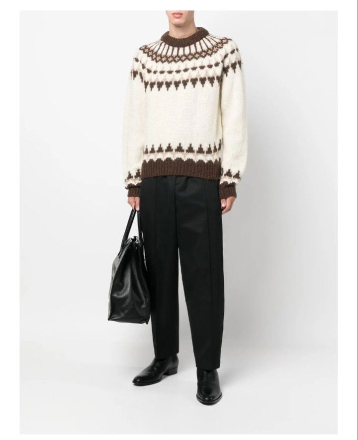 Aran Isles Knitwear 💥SENDOFFER✨ Saint Laurent Inspired Isle Knitwear Sweater Size US M / EU 48-50 / 2 - 20 Thumbnail