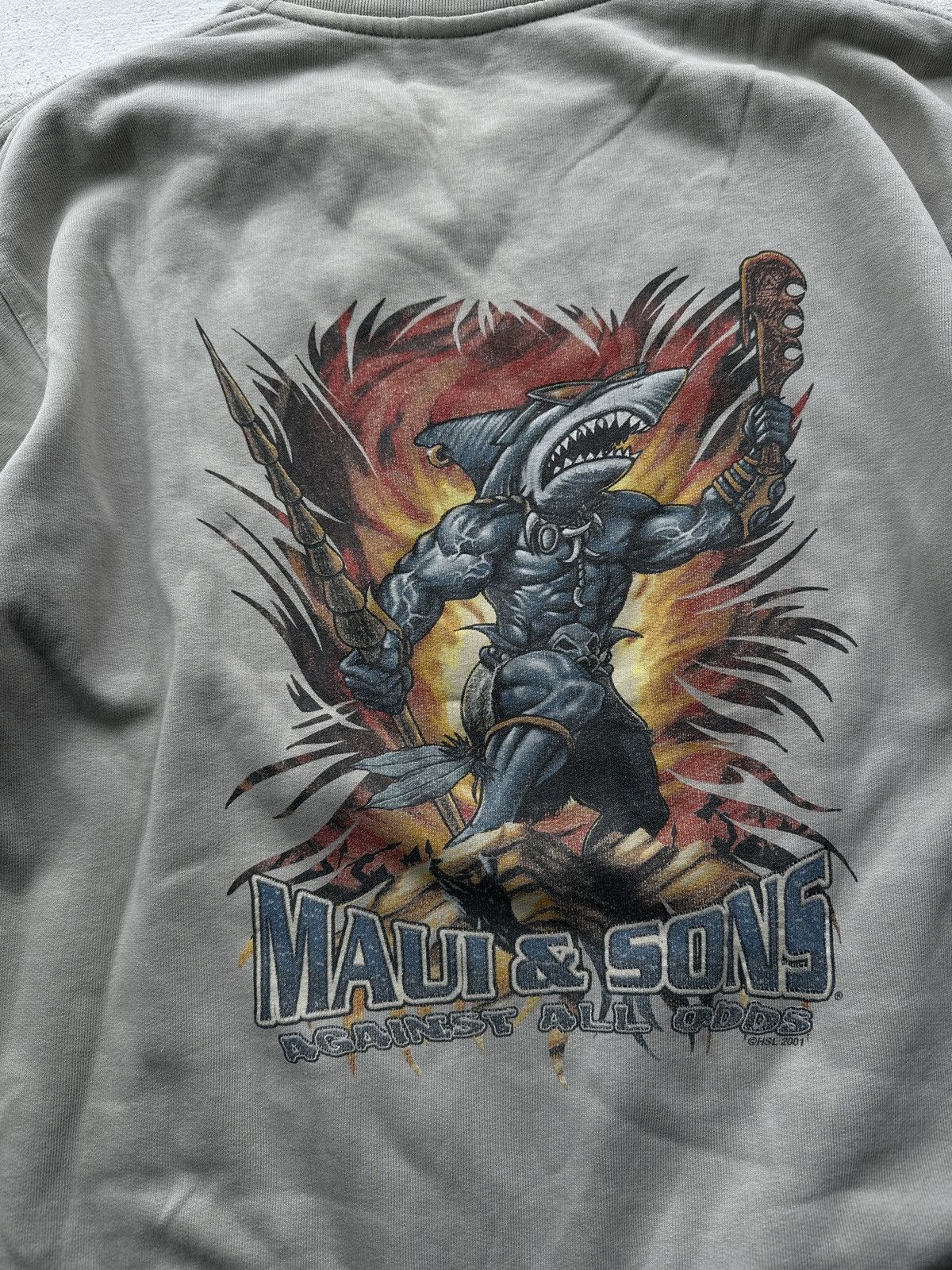 Maui and Sons 🚨Crazy Vintage MAUI & SONS BOXY Sweatshirt Size M SURF rare Size US M / EU 48-50 / 2 - 3 Thumbnail