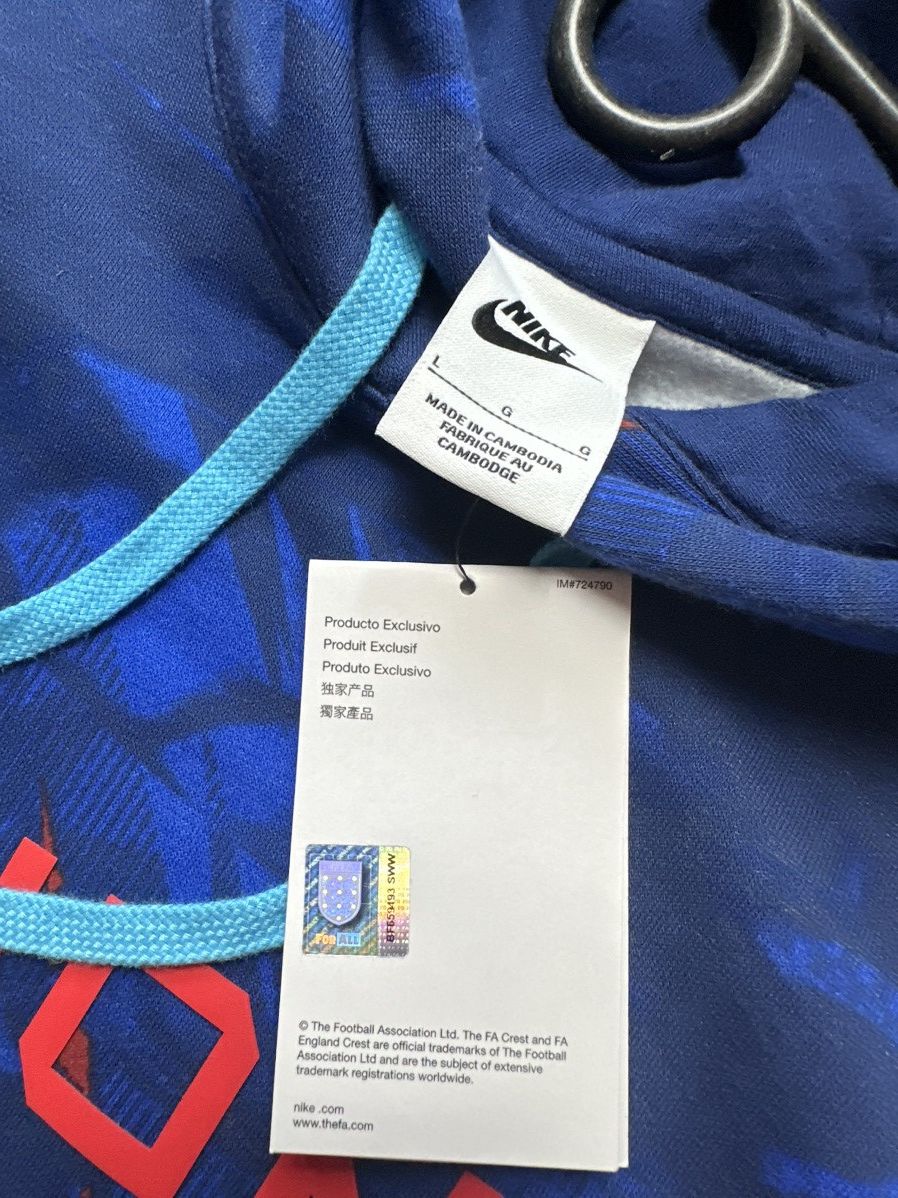 Nike Nike England 3 Lions size L logo soccer hoodie Size US L / EU 52-54 / 3 - 6 Thumbnail