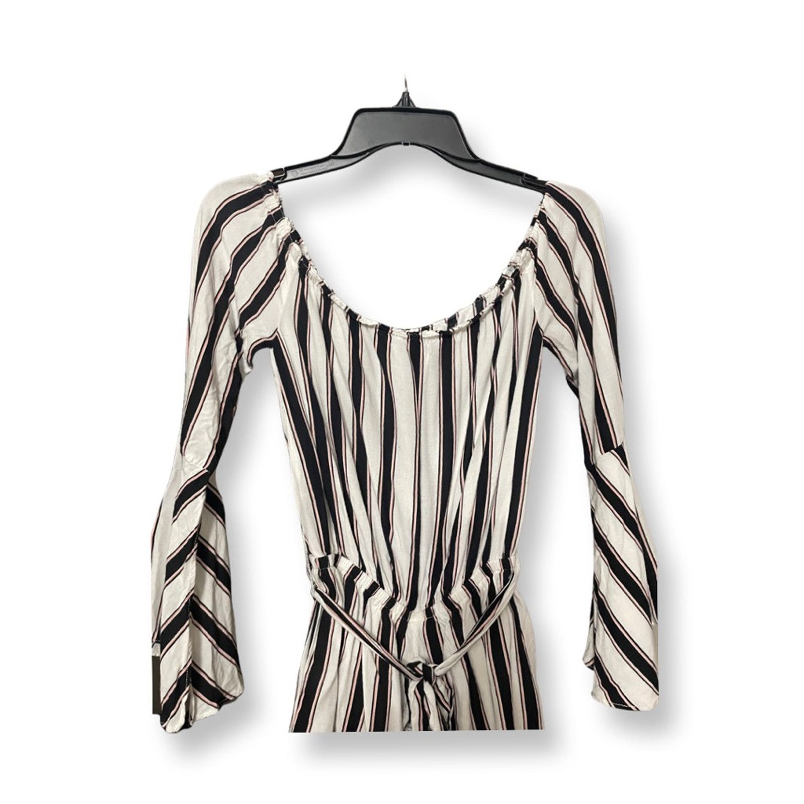 Other Lumiere Lined Romper Long Sleeve Striped White/Multicolor S Size 27" / US 4 / IT 40 - 2 Thumbnail