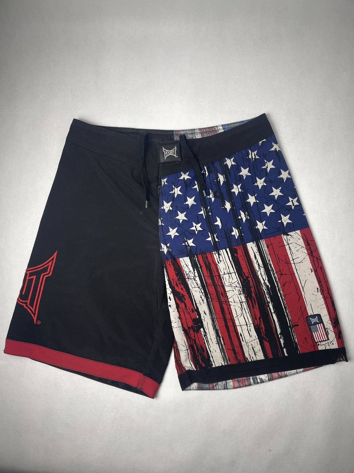 Tapout Tapout MMA UFC USA Fighter Shorts American Flag Size 34 Mens Size US 34 / EU 50 - 1 Thumbnail