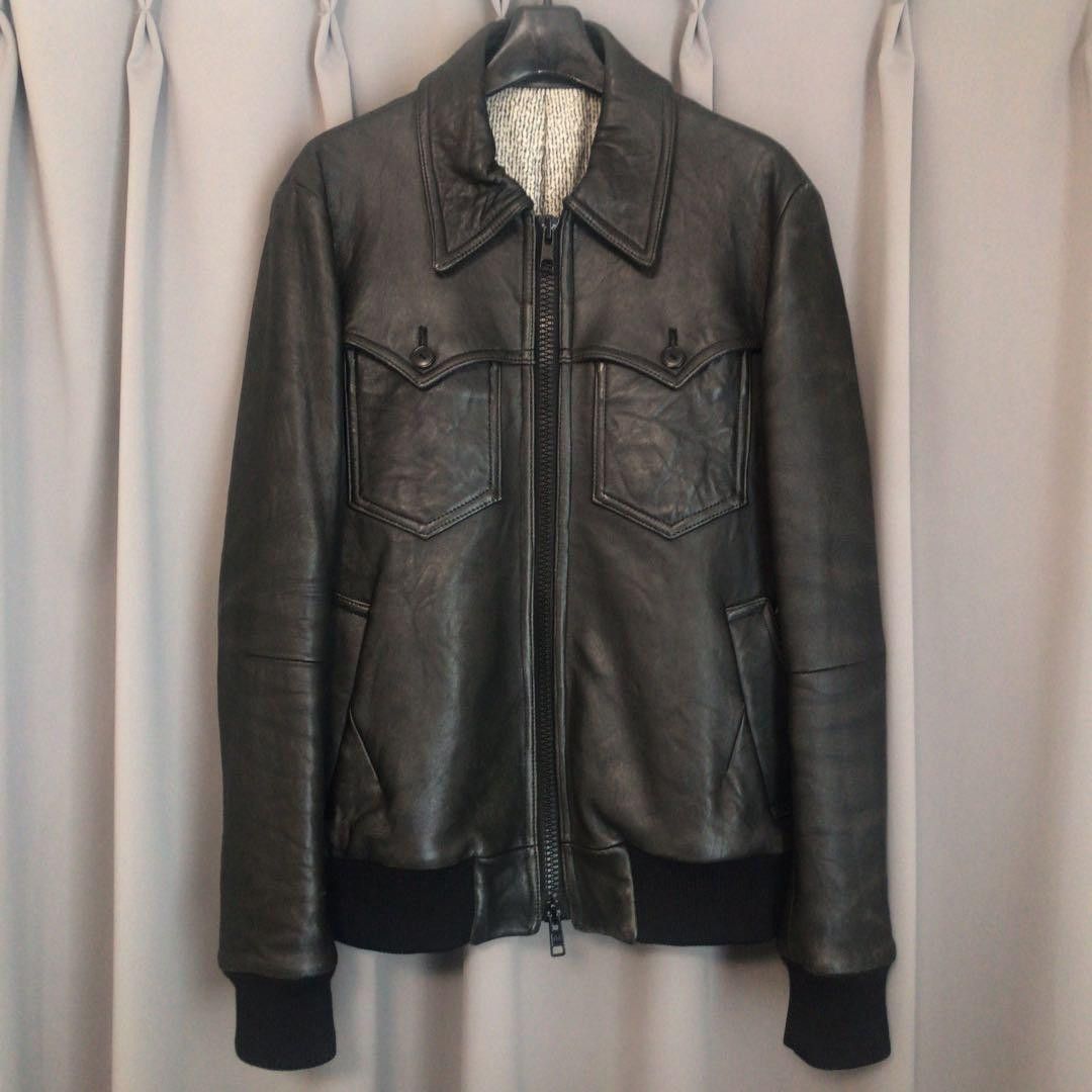 Men's Number (N)ine Leather Jackets | Grailed