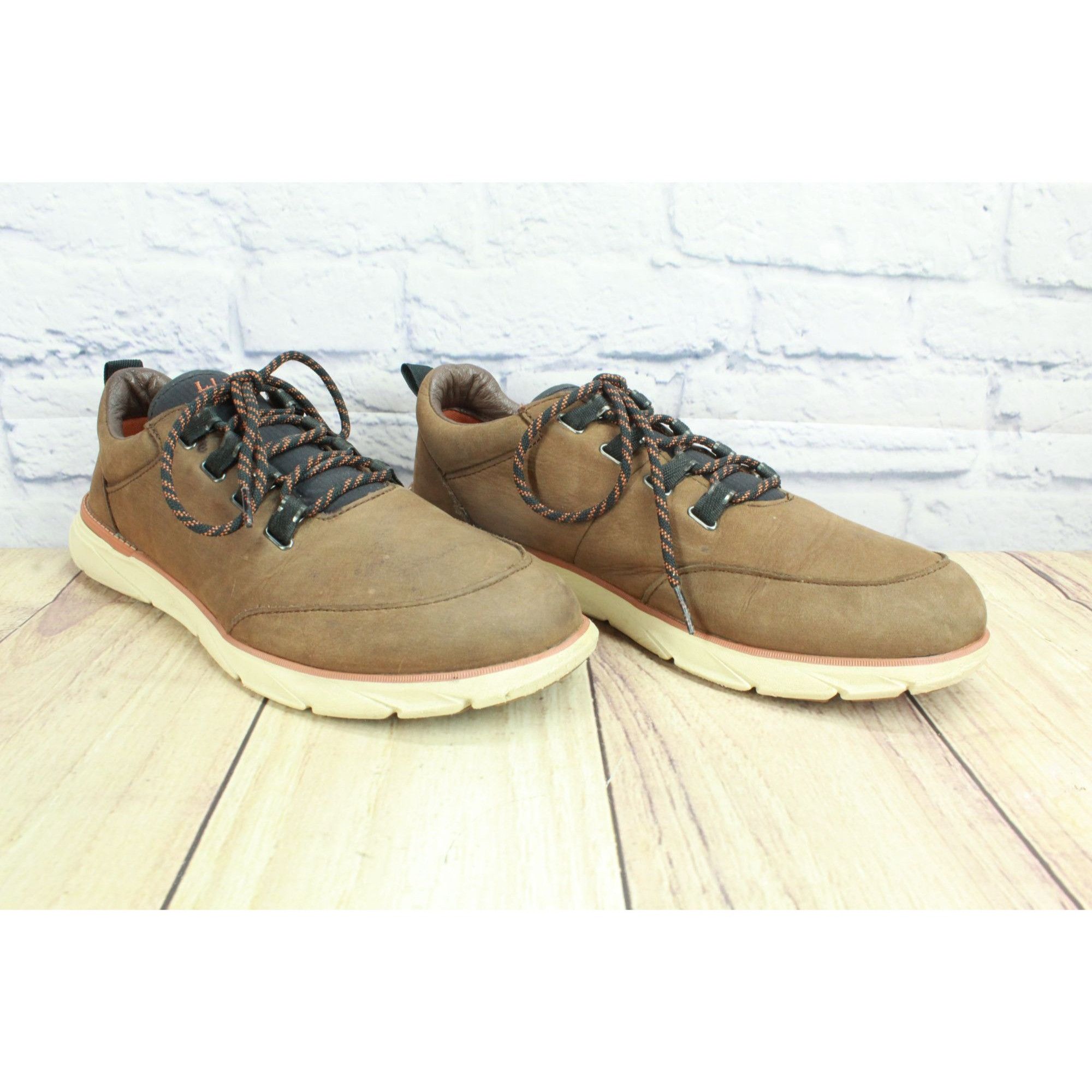 L.L. Bean LL Bean Kennebec Brown Leather Anti-Odor Casual Oxfords Size US 10.5 / EU 43-44 - 3 Thumbnail