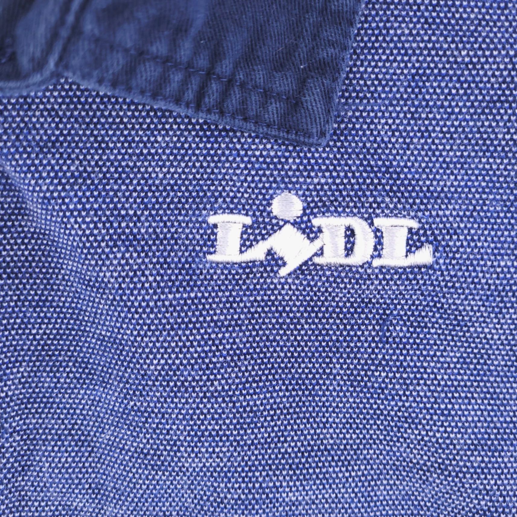 Vintage LIDL Polo Shirt Mens Medium Blue Size US M / EU 48-50 / 2 - 2 Thumbnail