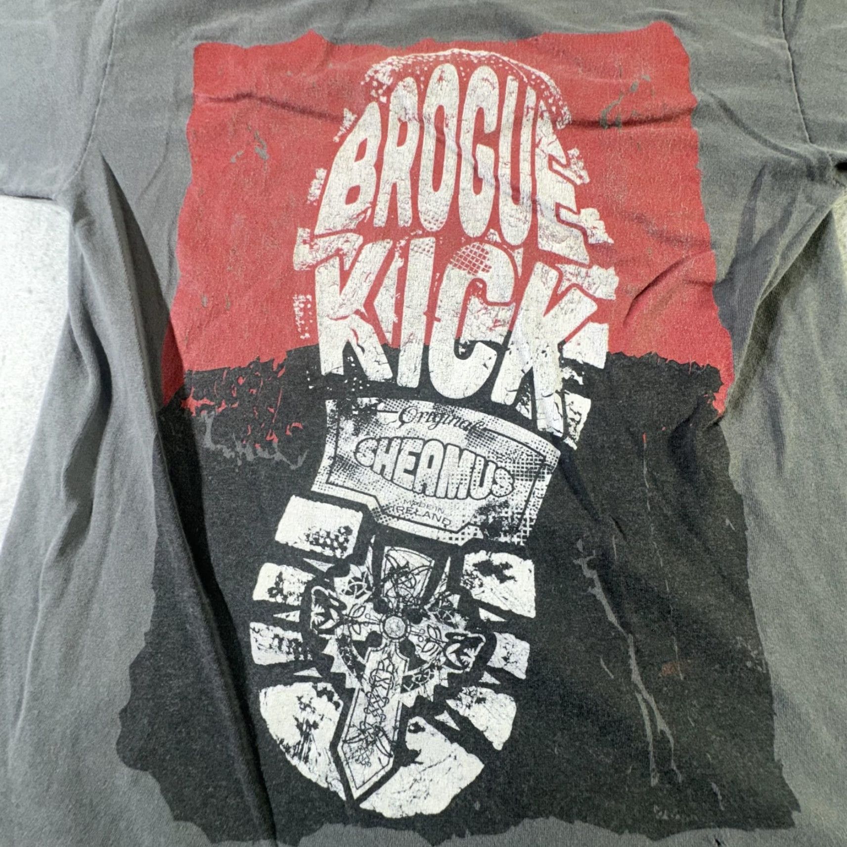 Vintage VINTAGE WWE Sheamus Brogue Kick T-Shirt Men Small Gray Wrestling Tee Sports Pop Culture Authentic Size US S / EU 44-46 / 1 - 2 Thumbnail