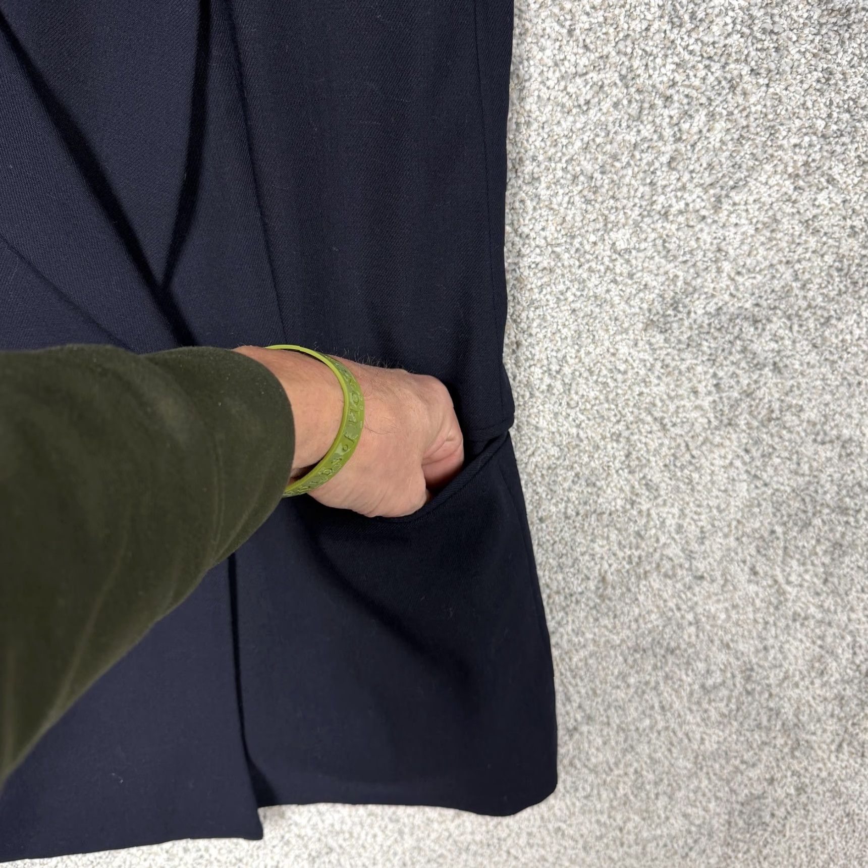 Vintage VINTAGE Classiques Entier Blazer Wool Petite Longline Navy Blue 4-Button Notch Lapel Business Workwear Pant Suit Womens L Size L / US 10 / IT 46 - 5 Thumbnail