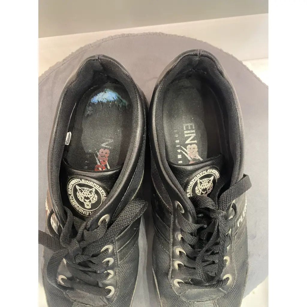 Other Plein Sport Low Trainers – Black Leather, Size 9.5 US Size US 10 / EU 43 - 3 Thumbnail