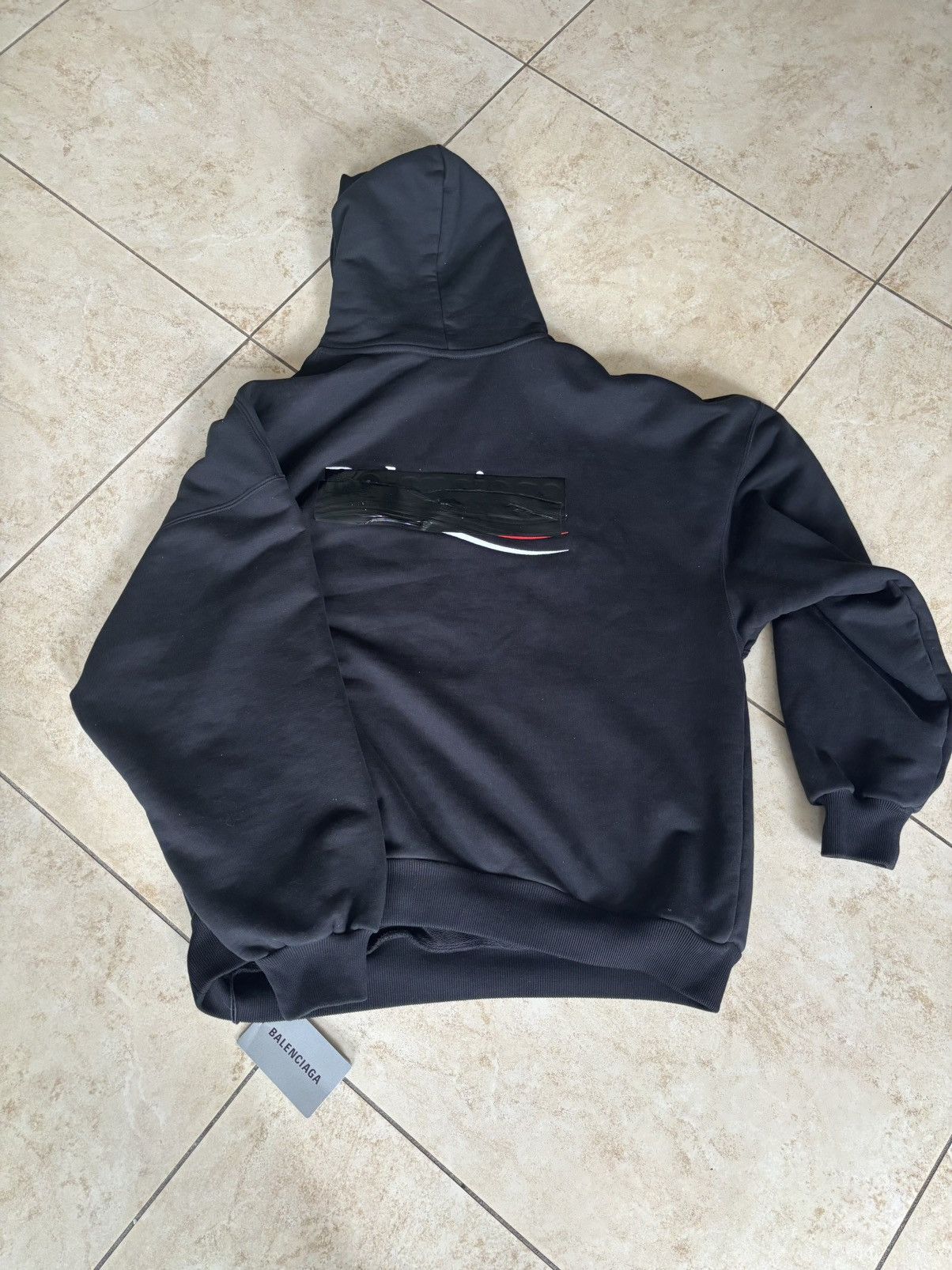 Balenciaga Balenciaga tape gaffer political campaign hoodie Size US M / EU 48-50 / 2 - 2 Thumbnail