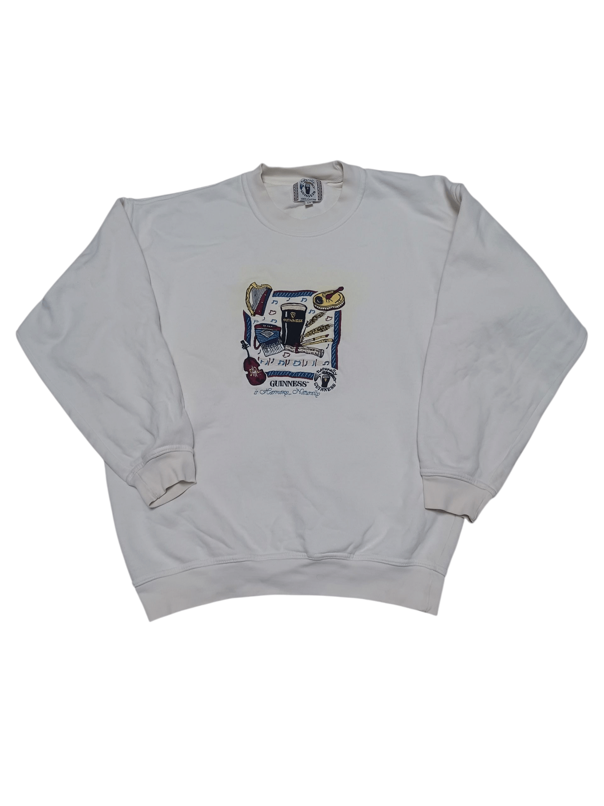 Other GUINNESS VINTAGE BIGLOGO EMBROIDERED BOXY SWEATSHIRT Size US M / EU 48-50 / 2 - 1 Thumbnail