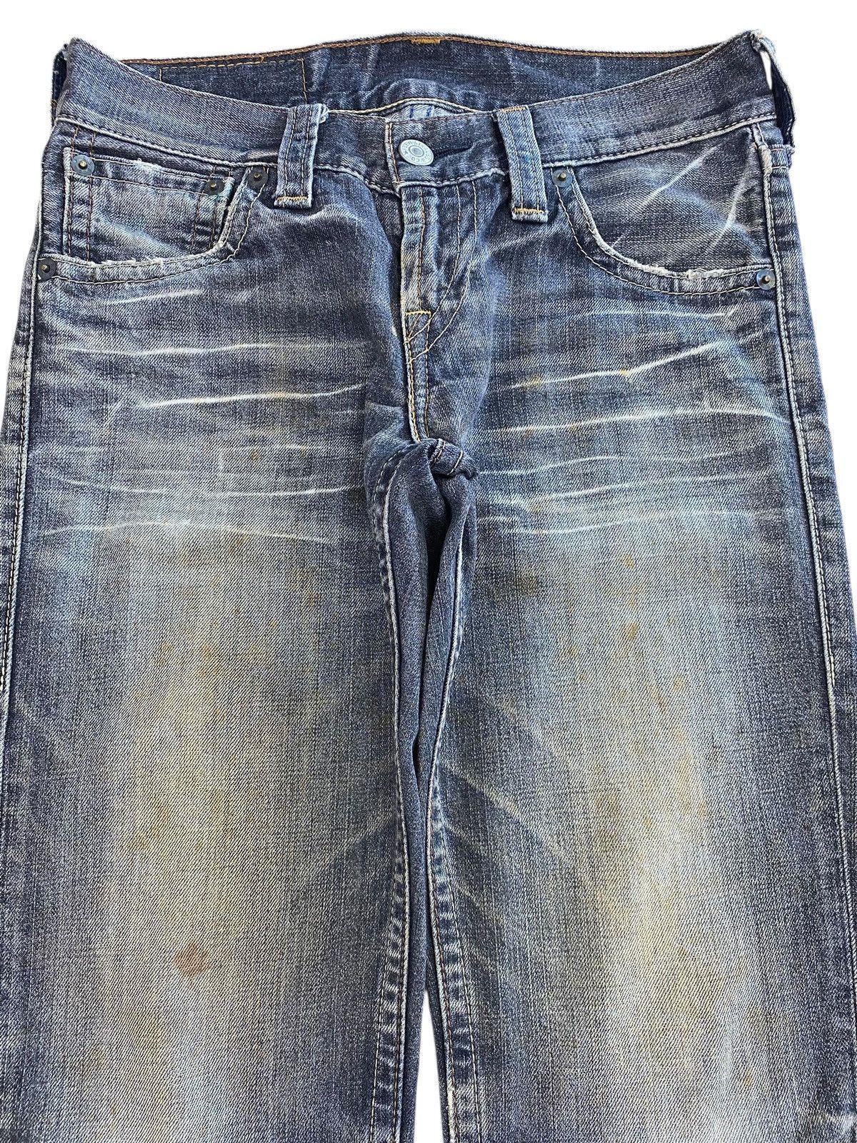 Levi's Levi’s_ Whiskered Mud Wash Straight Leg Style Jeans Size US 32 / EU 48 - 2 Thumbnail